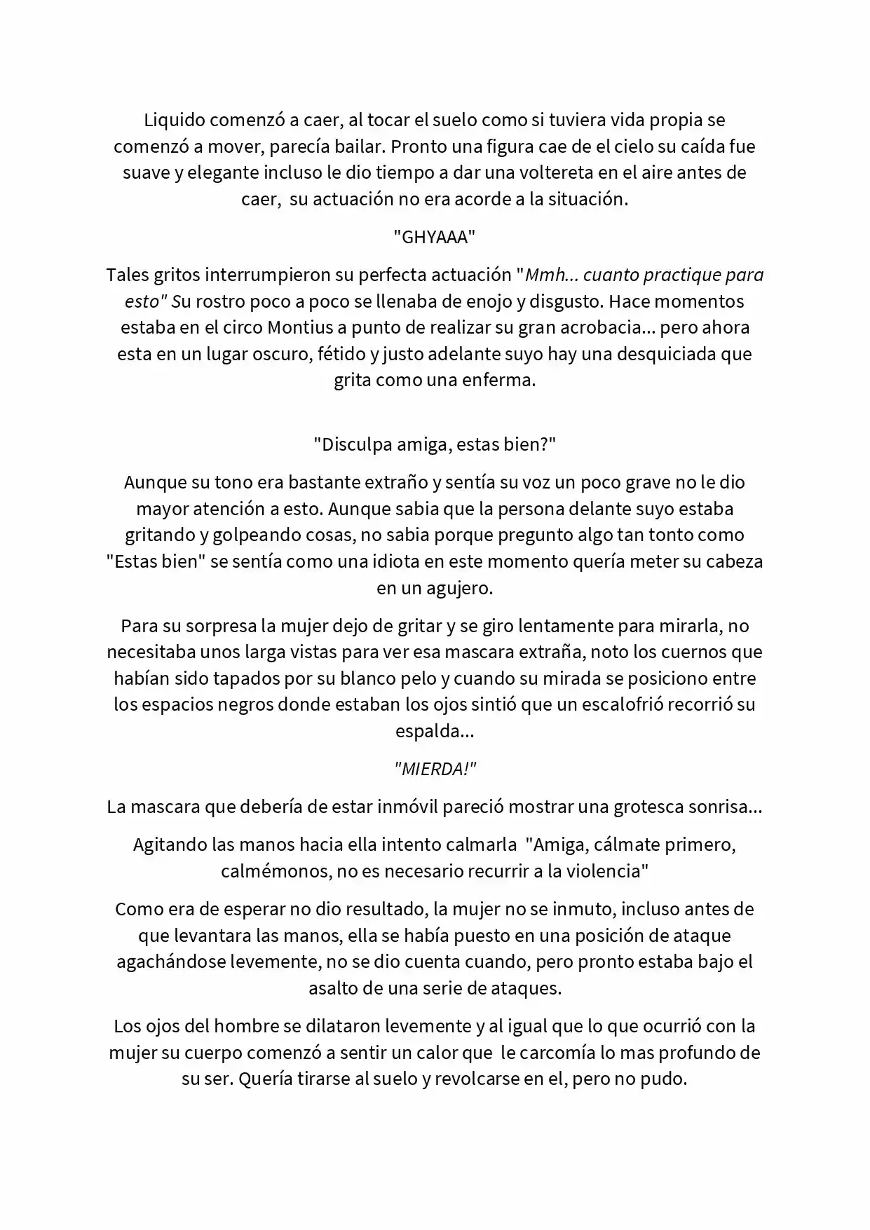 Odio Este Mundo Y Su Falso Dios (Novela) - Capítulo 4 - Página 1 - LectorTMOo