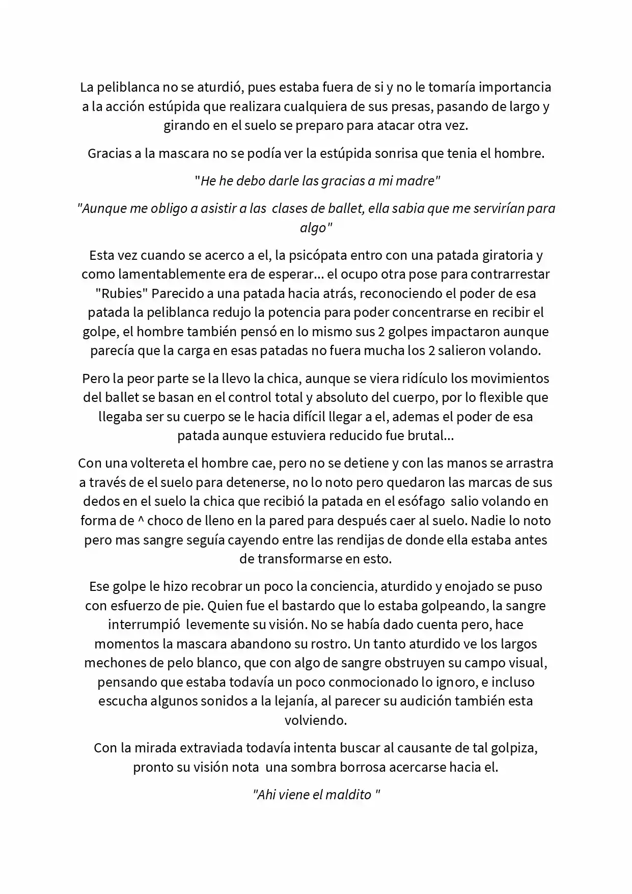 Odio Este Mundo Y Su Falso Dios (Novela) - Capítulo 4 - Página 3 - LectorTMOo
