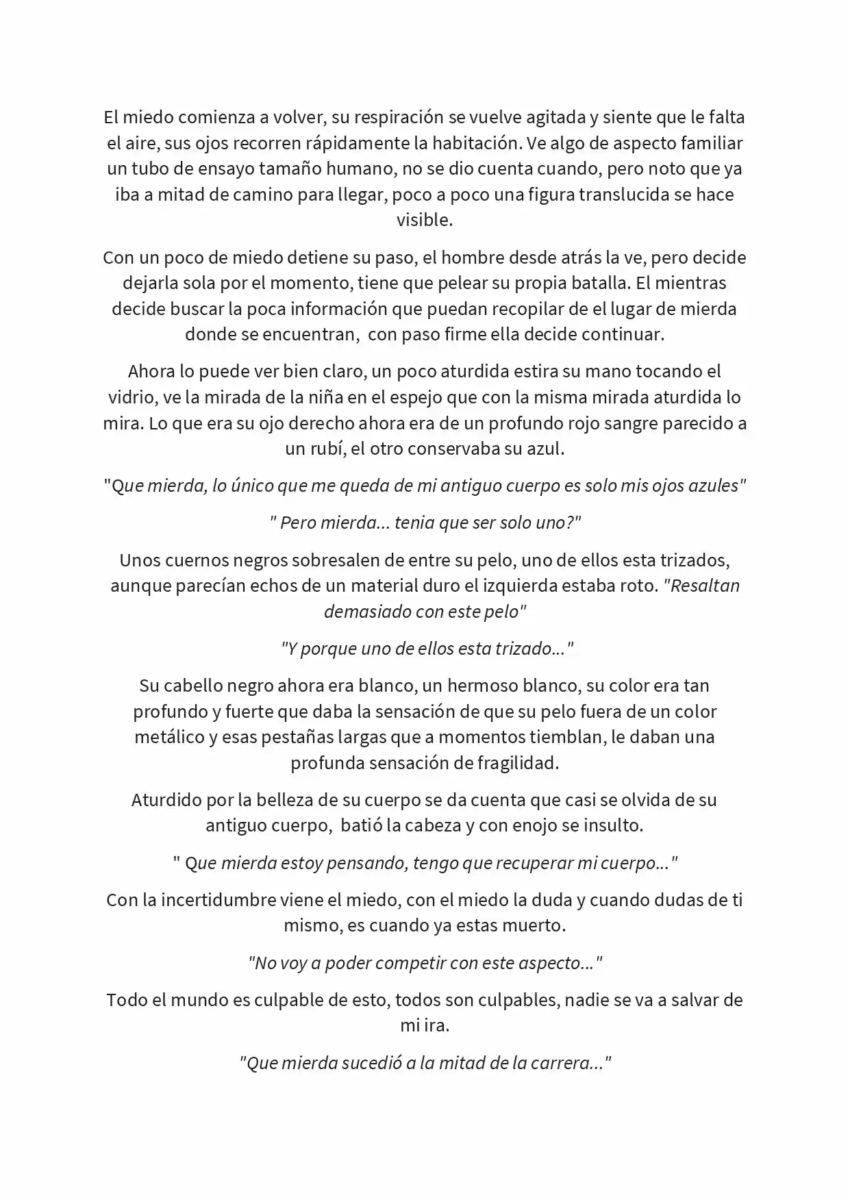 Odio Este Mundo Y Su Falso Dios (Novela) - Capítulo 5 - Página 4 - LectorTMOo