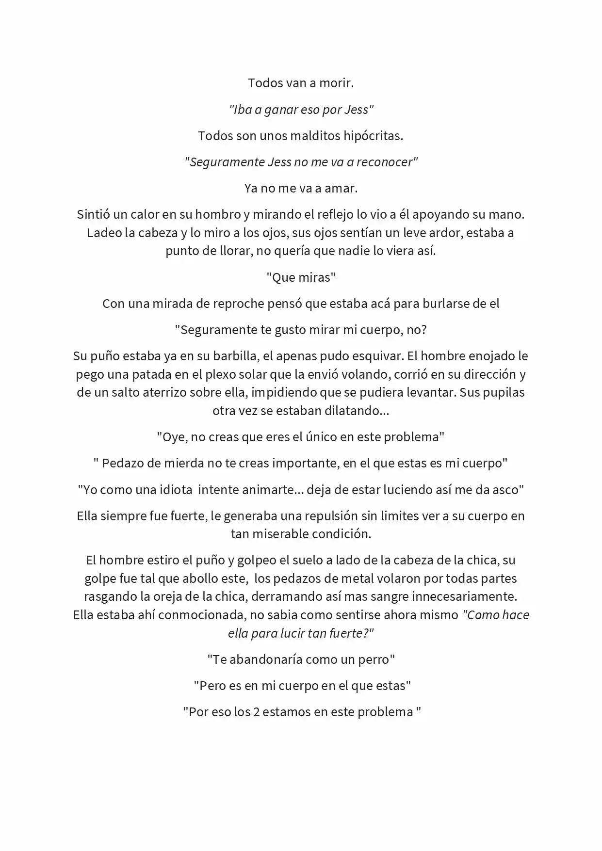 Odio Este Mundo Y Su Falso Dios (Novela) - Capítulo 5 - Página 5 - LectorTMOo
