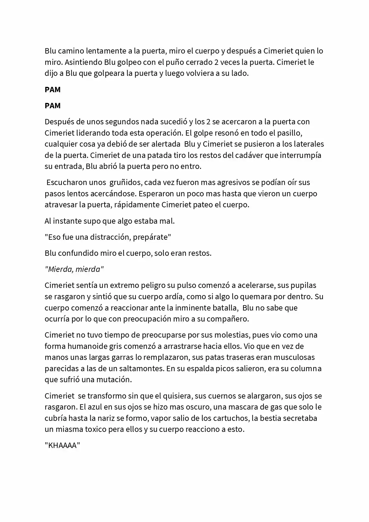 Odio Este Mundo Y Su Falso Dios (Novela) - Capítulo 8 - Página 1 - LectorTMOo