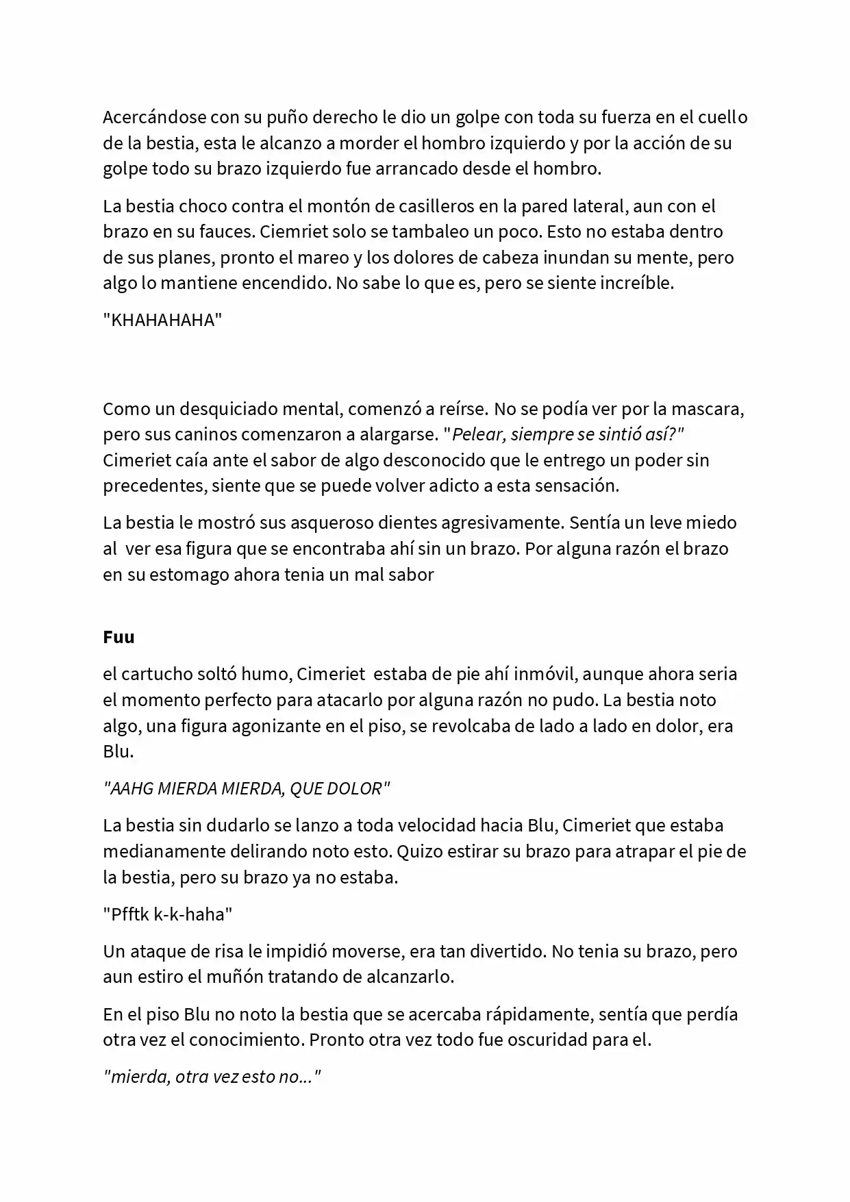 Odio Este Mundo Y Su Falso Dios (Novela) - Capítulo 8 - Página 3 - LectorTMOo