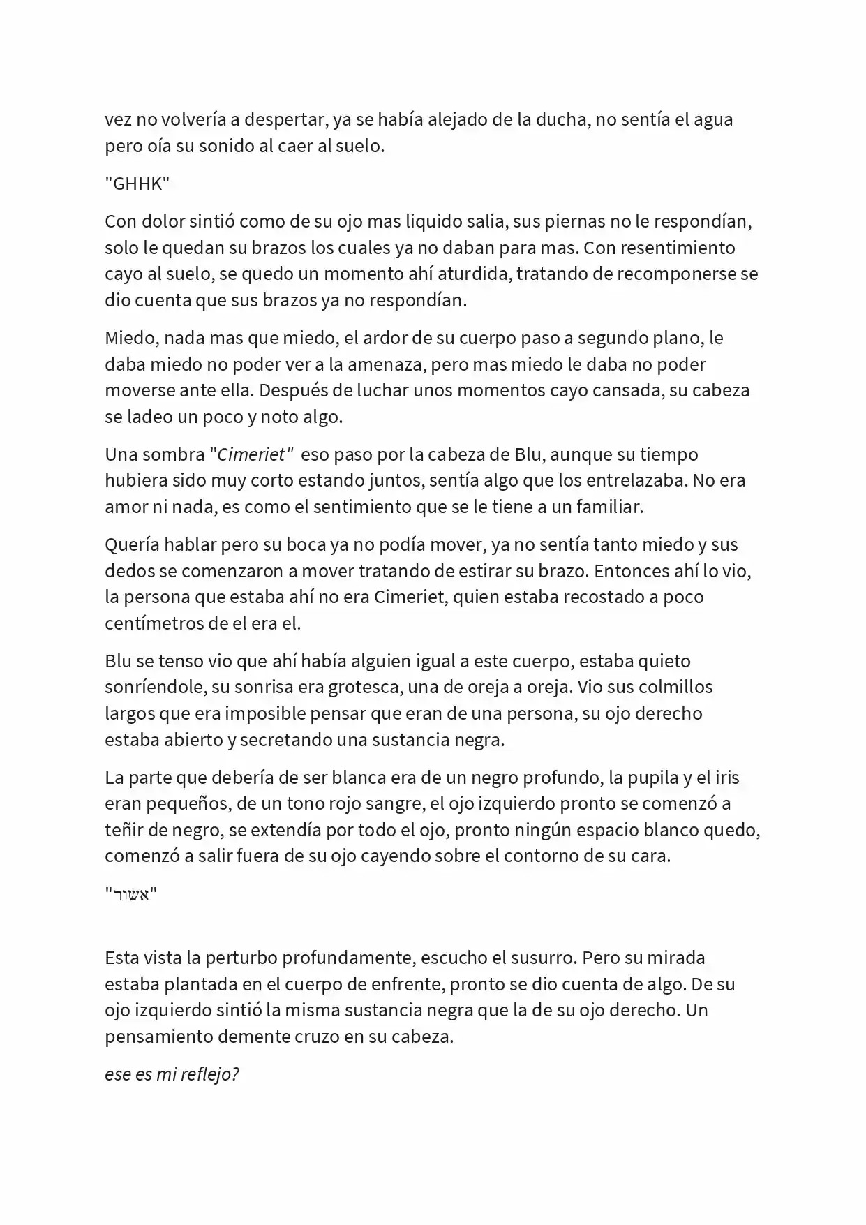 Odio Este Mundo Y Su Falso Dios (Novela) - Capítulo 9 - Página 5 - LectorTMOo