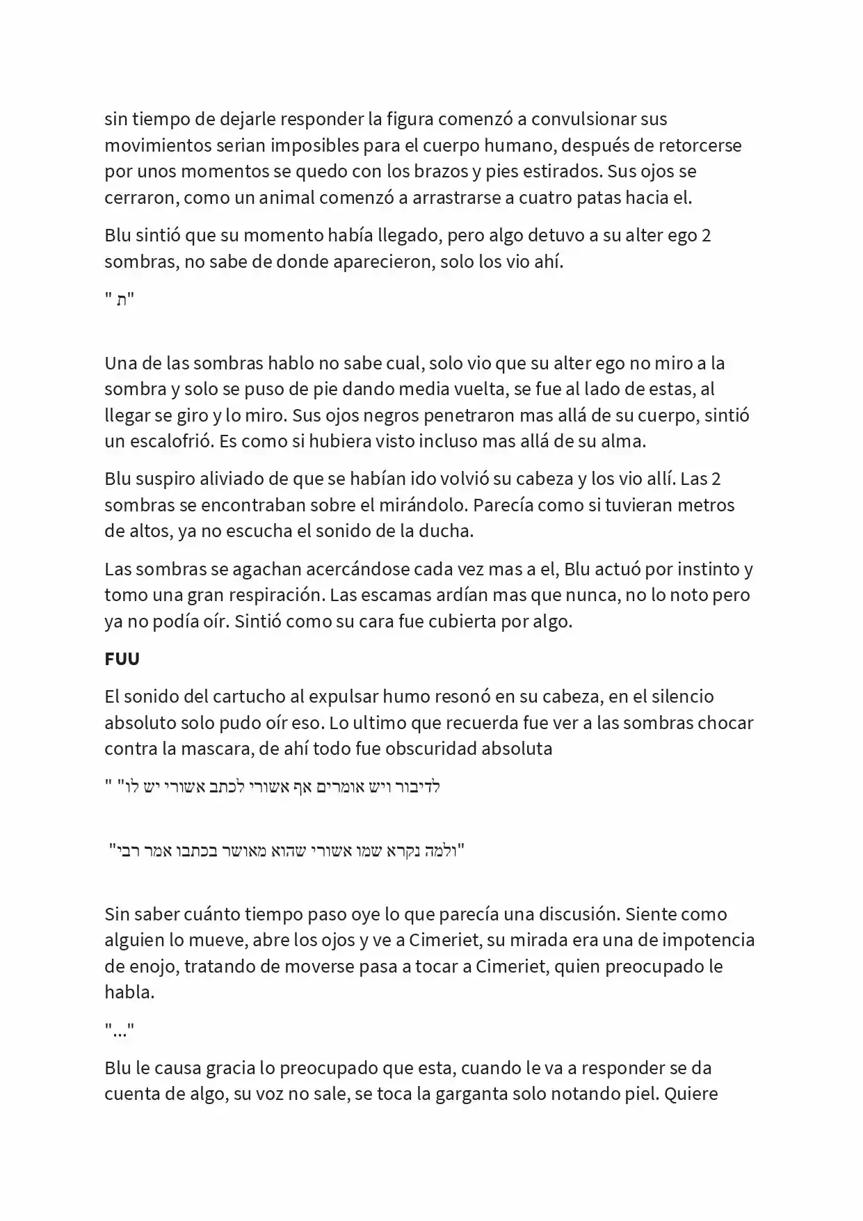 Odio Este Mundo Y Su Falso Dios (Novela) - Capítulo 9 - Página 6 - LectorTMOo