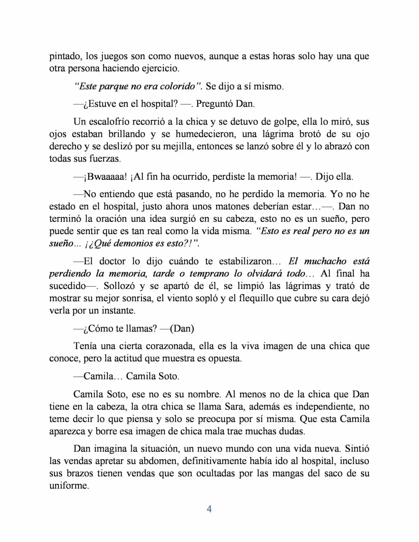 Odissey (Novela) - Capítulo  - Página 4 - LectorTMOo