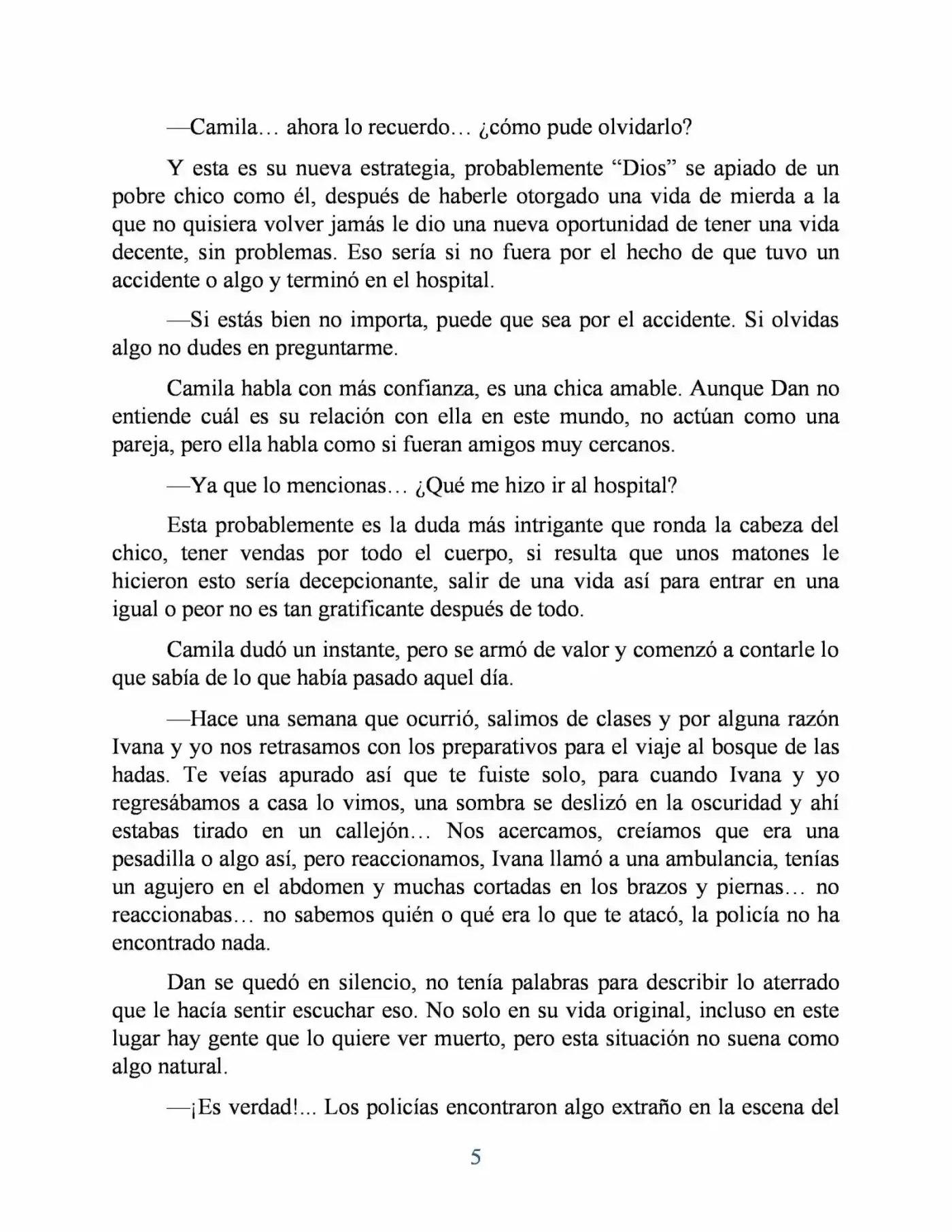 Odissey (Novela) - Capítulo  - Página 5 - LectorTMOo