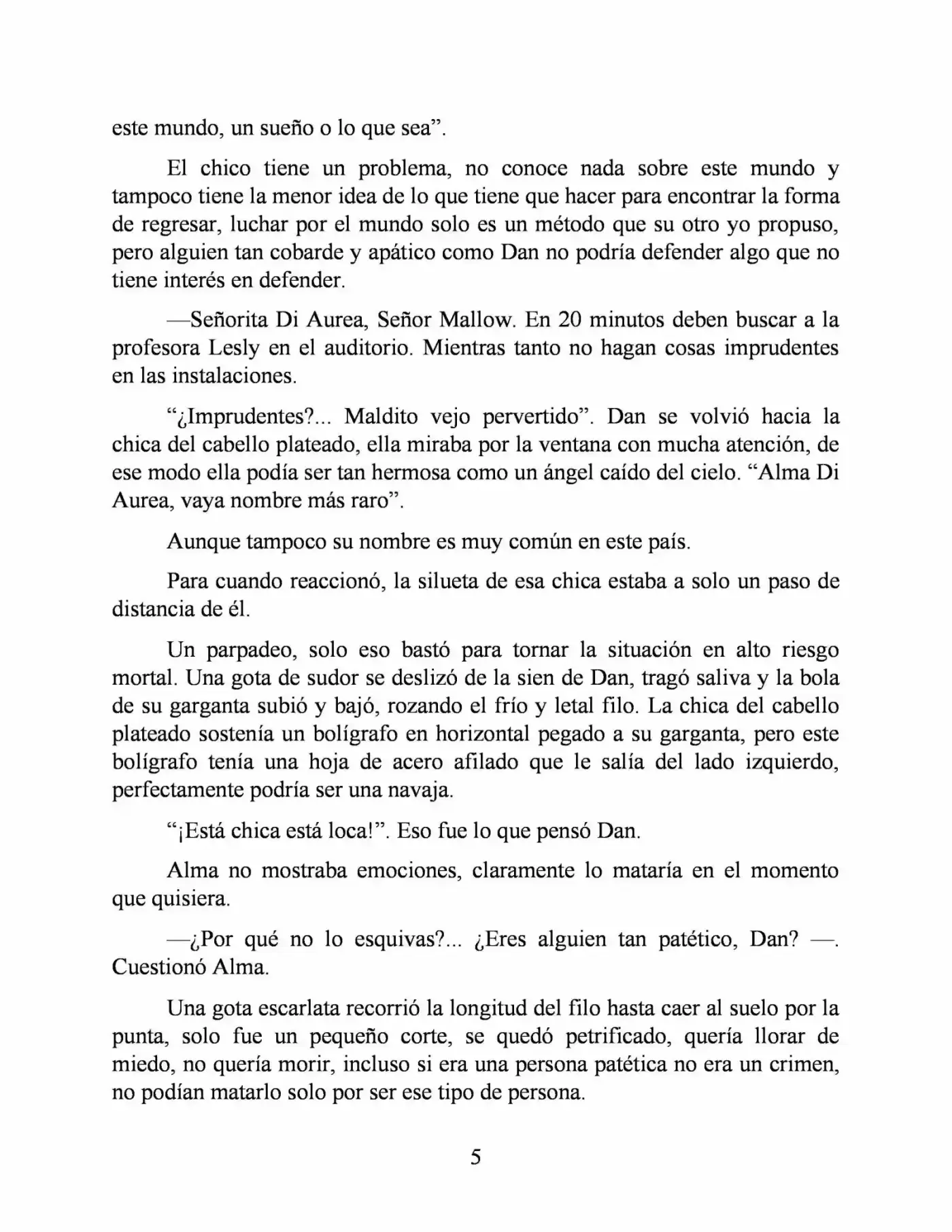 Odissey (Novela) - Capítulo 2 - Página 5 - LectorTMOo