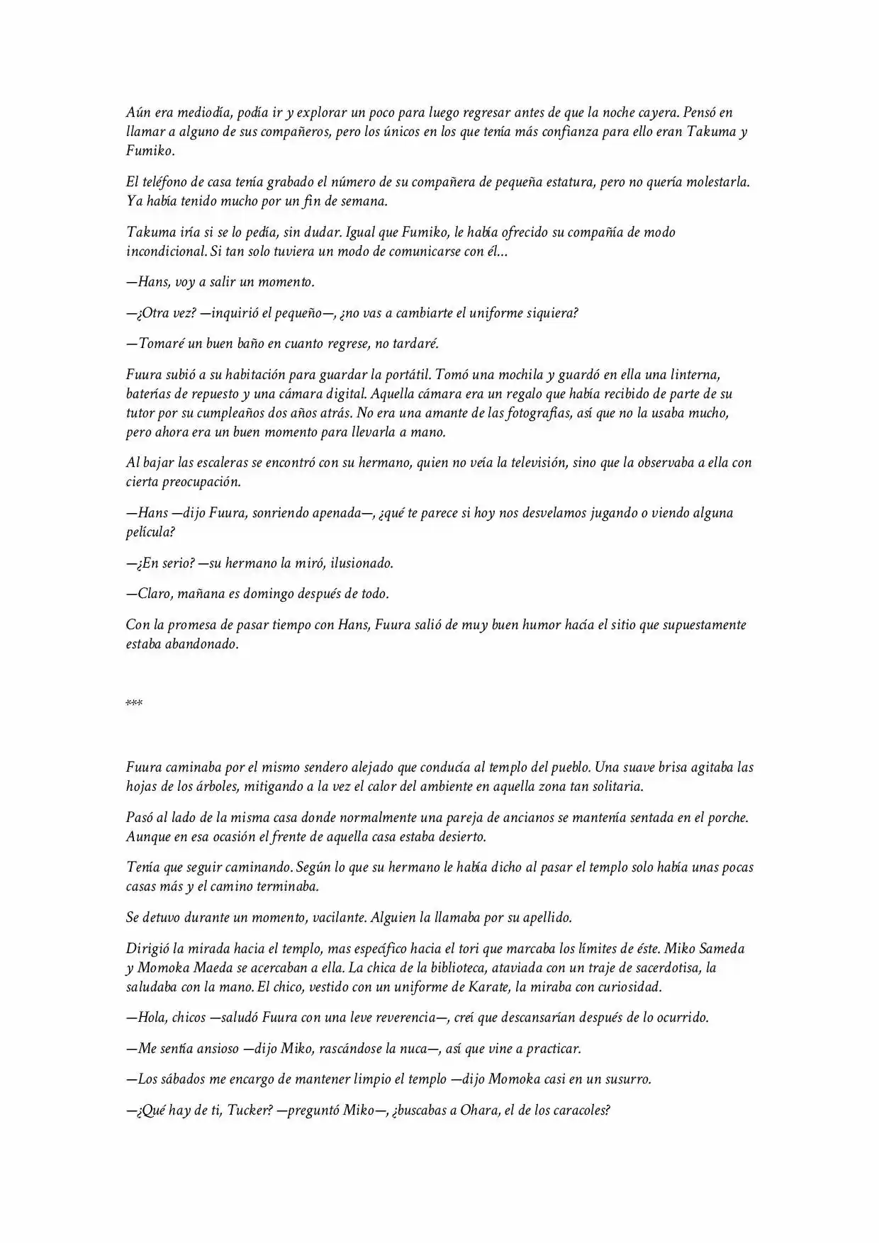 Ogimachi (Novela) - Capítulo 11 - Página 5 - LectorTMOo