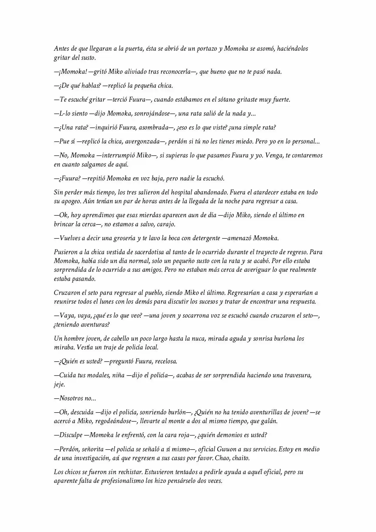 Ogimachi (Novela) - Capítulo 12 - Página 5 - LectorTMOo