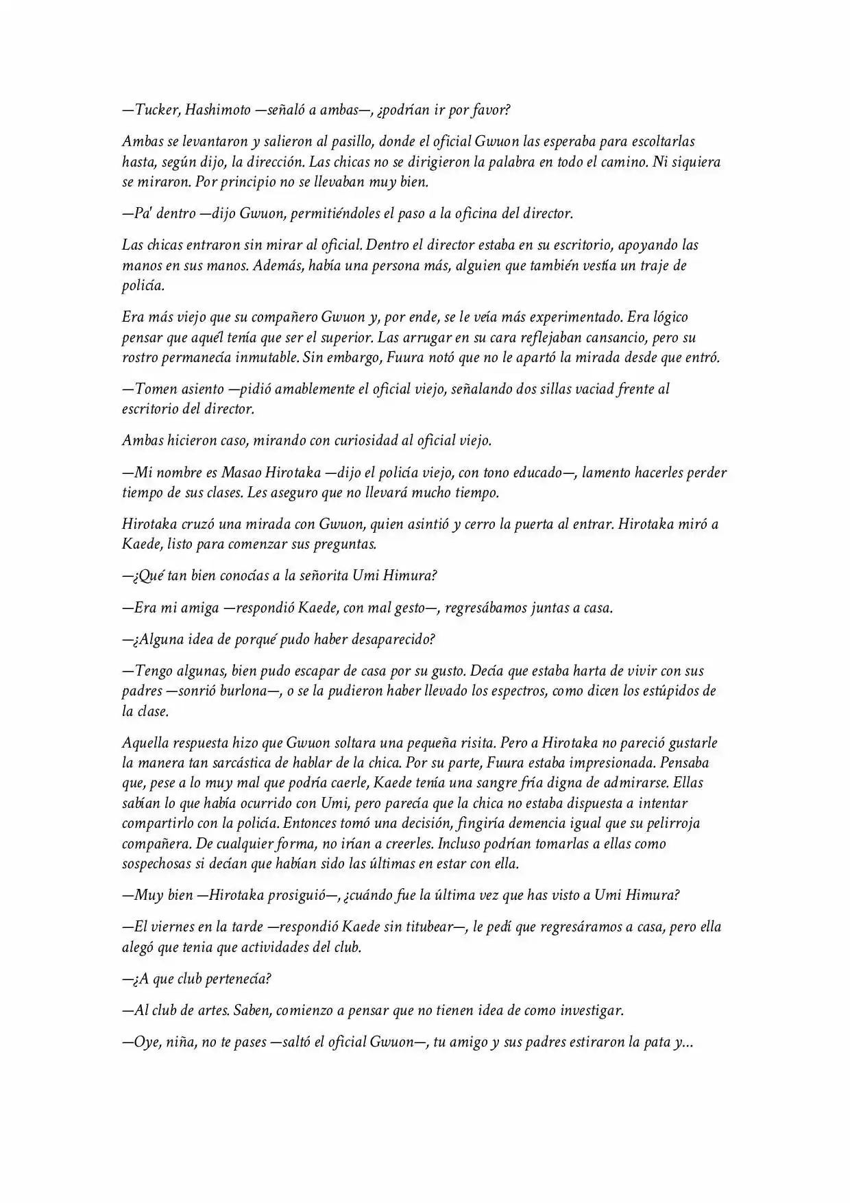 Ogimachi (Novela) - Capítulo 13 - Página 6 - LectorTMOo