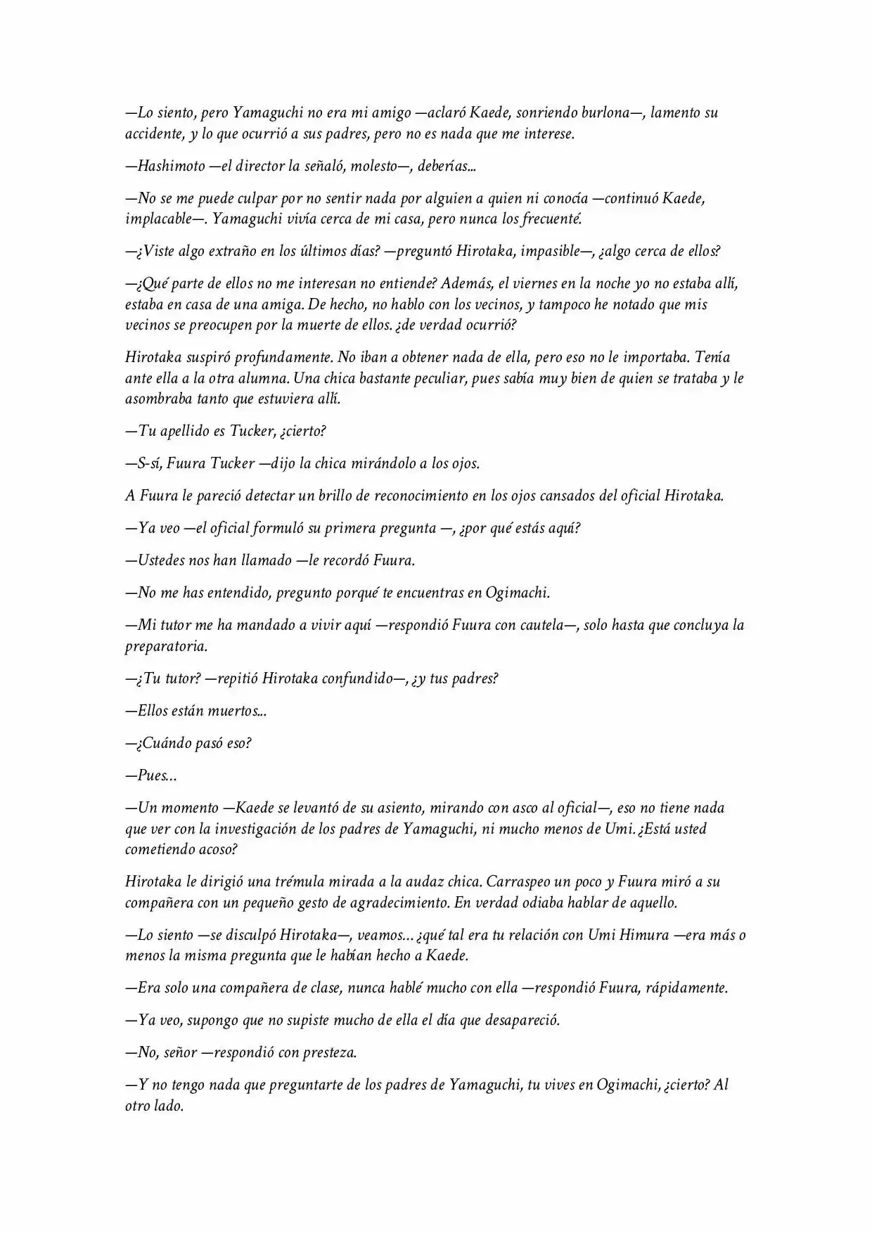 Ogimachi (Novela) - Capítulo 13 - Página 7 - LectorTMOo