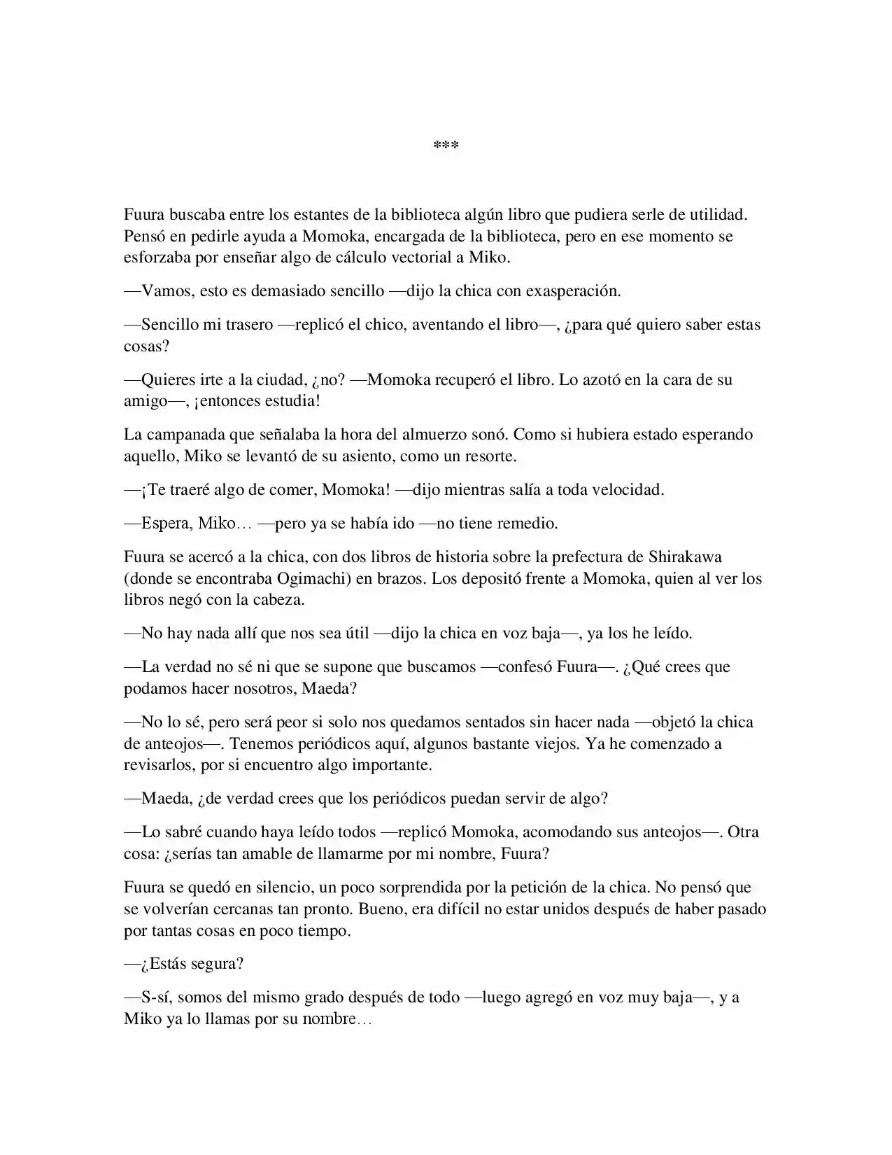 Ogimachi (Novela) - Capítulo 14 - Página 4 - LectorTMOo