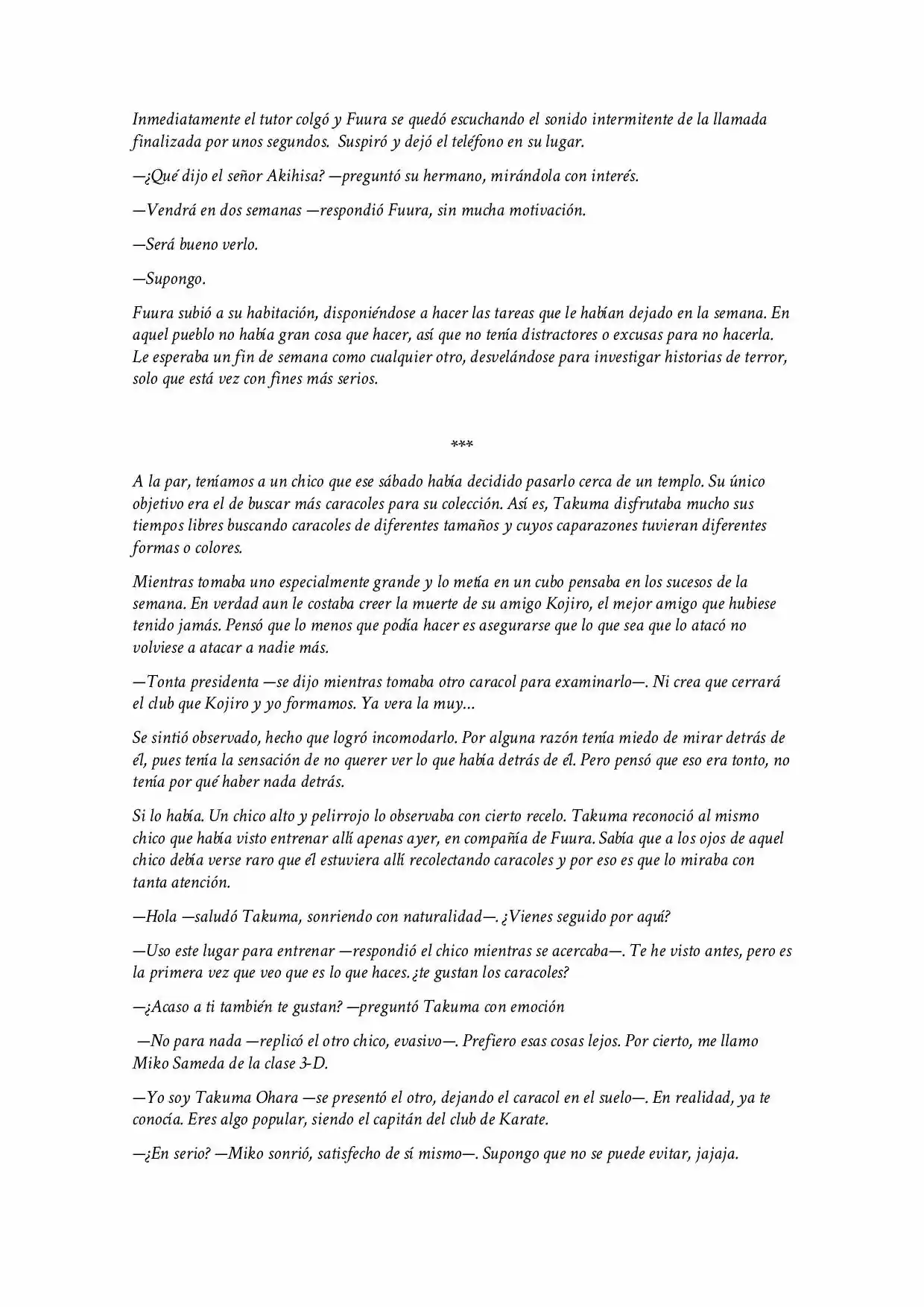 Ogimachi (Novela) - Capítulo 7 - Página 5 - LectorTMOo