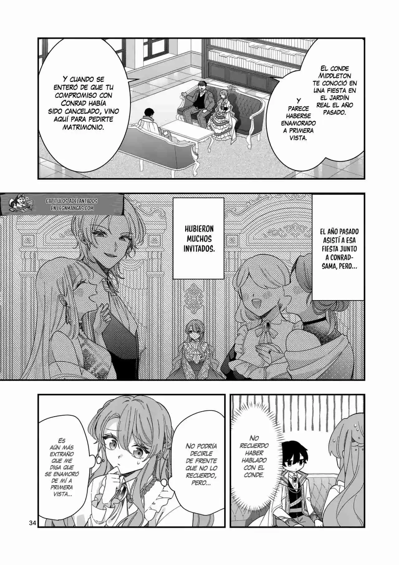 Ohariko Reijou To Koori No Hakushaku No Shiroi Kekkon - Capítulo 1 - Página 34 - LectorTMOo