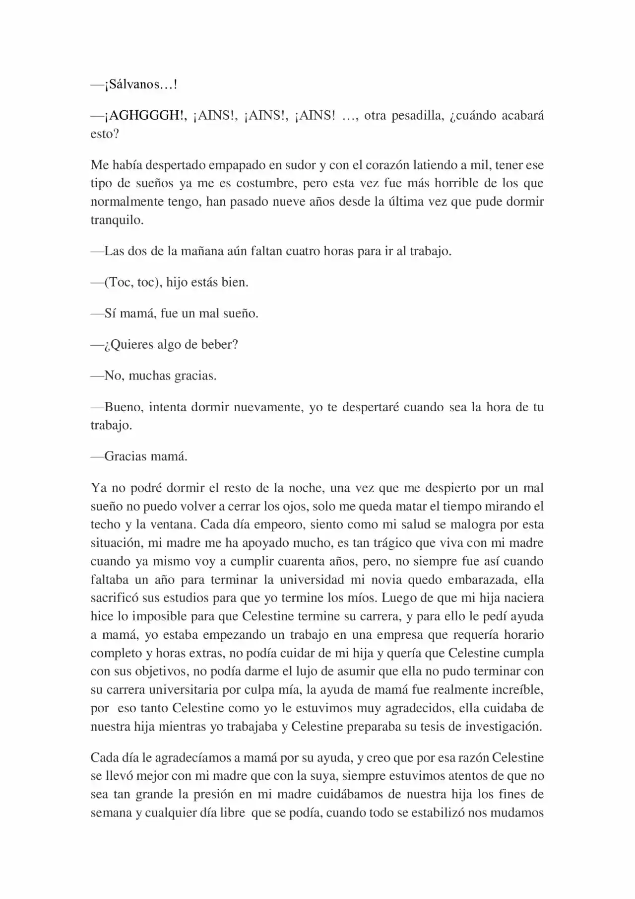Ojeras (Novela) - Capítulo 1 - Página 6 - LectorTMOo
