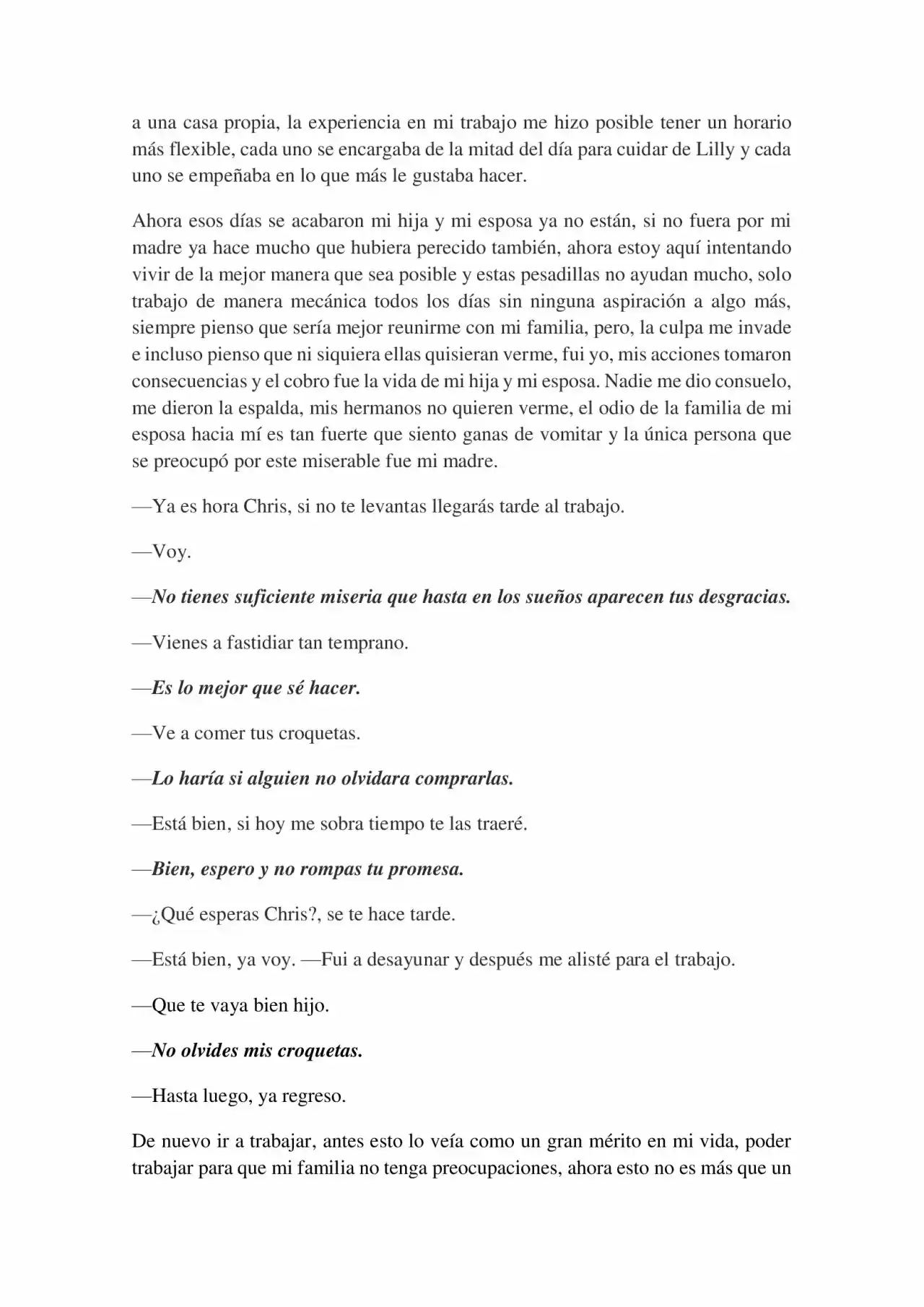Ojeras (Novela) - Capítulo 1 - Página 7 - LectorTMOo