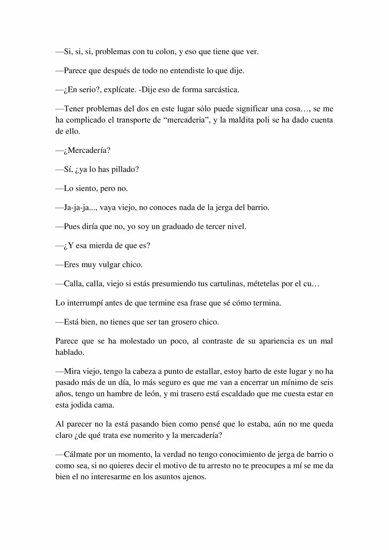 Ojeras (Novela) - Capítulo 3 - Página 7 - LectorTMOo