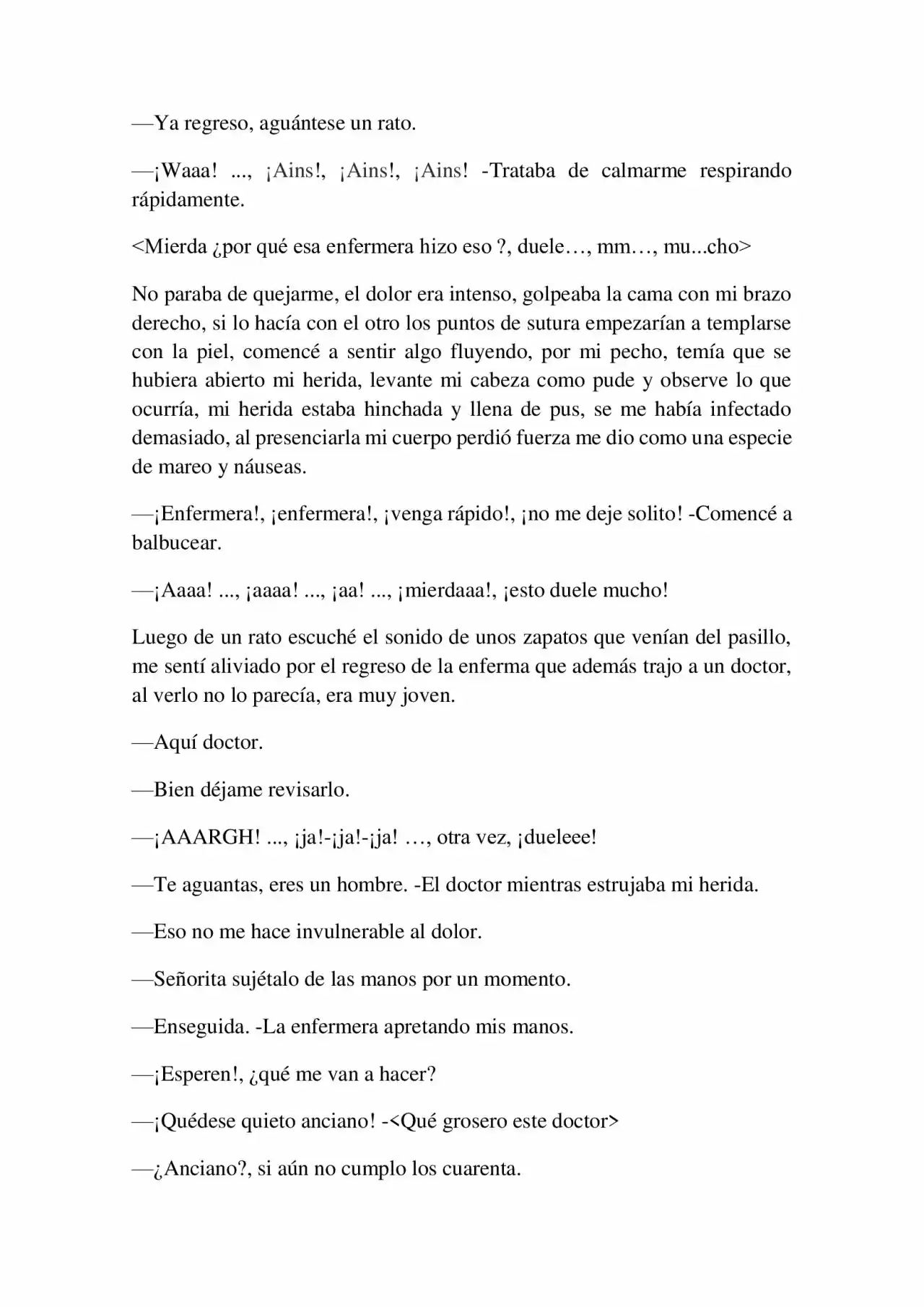 Ojeras (Novela) - Capítulo 5 - Página 8 - LectorTMOo