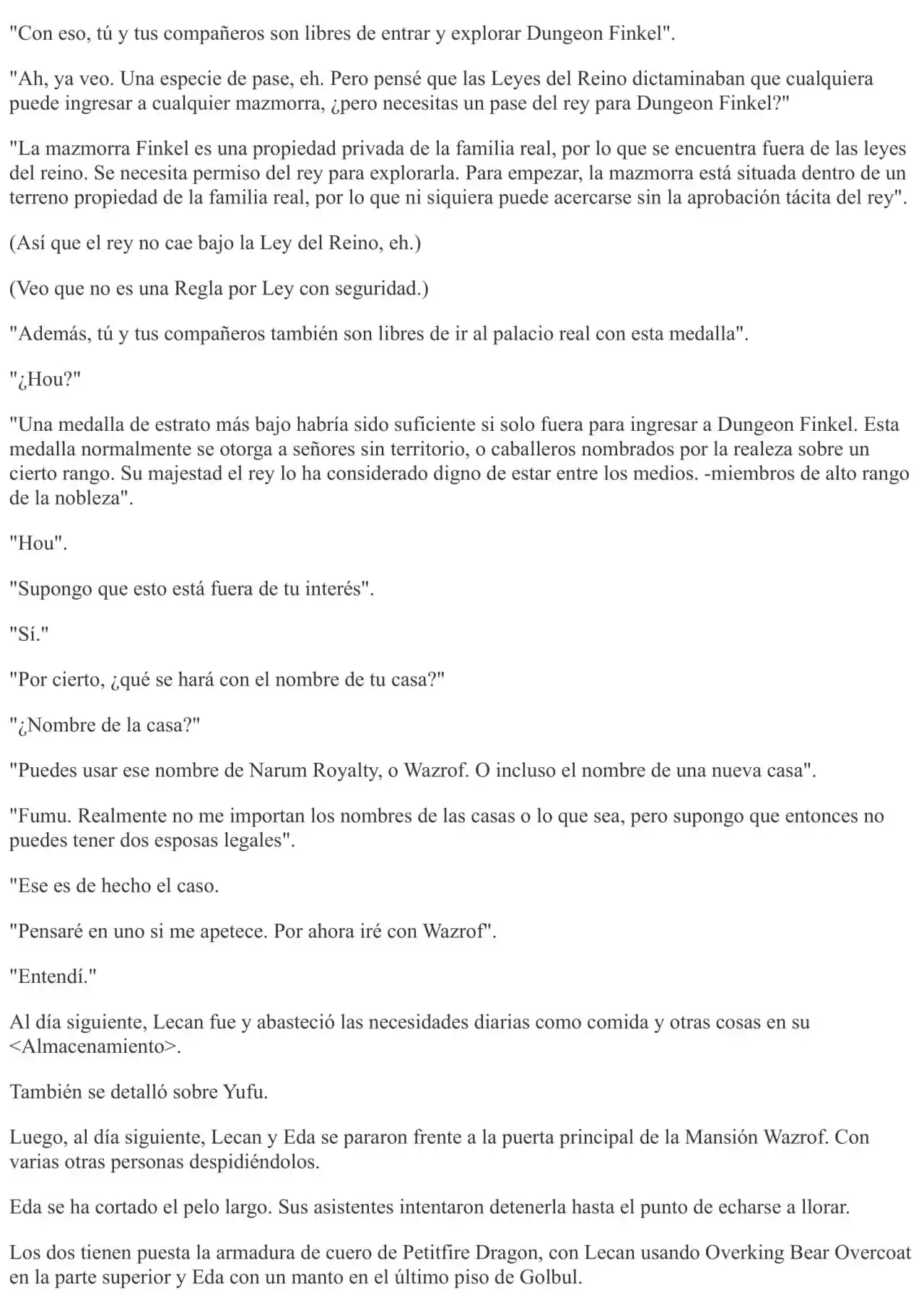 Okami Wa Nemuranai (Novela) - Capítulo 592 - Página 4 - LectorTMOo