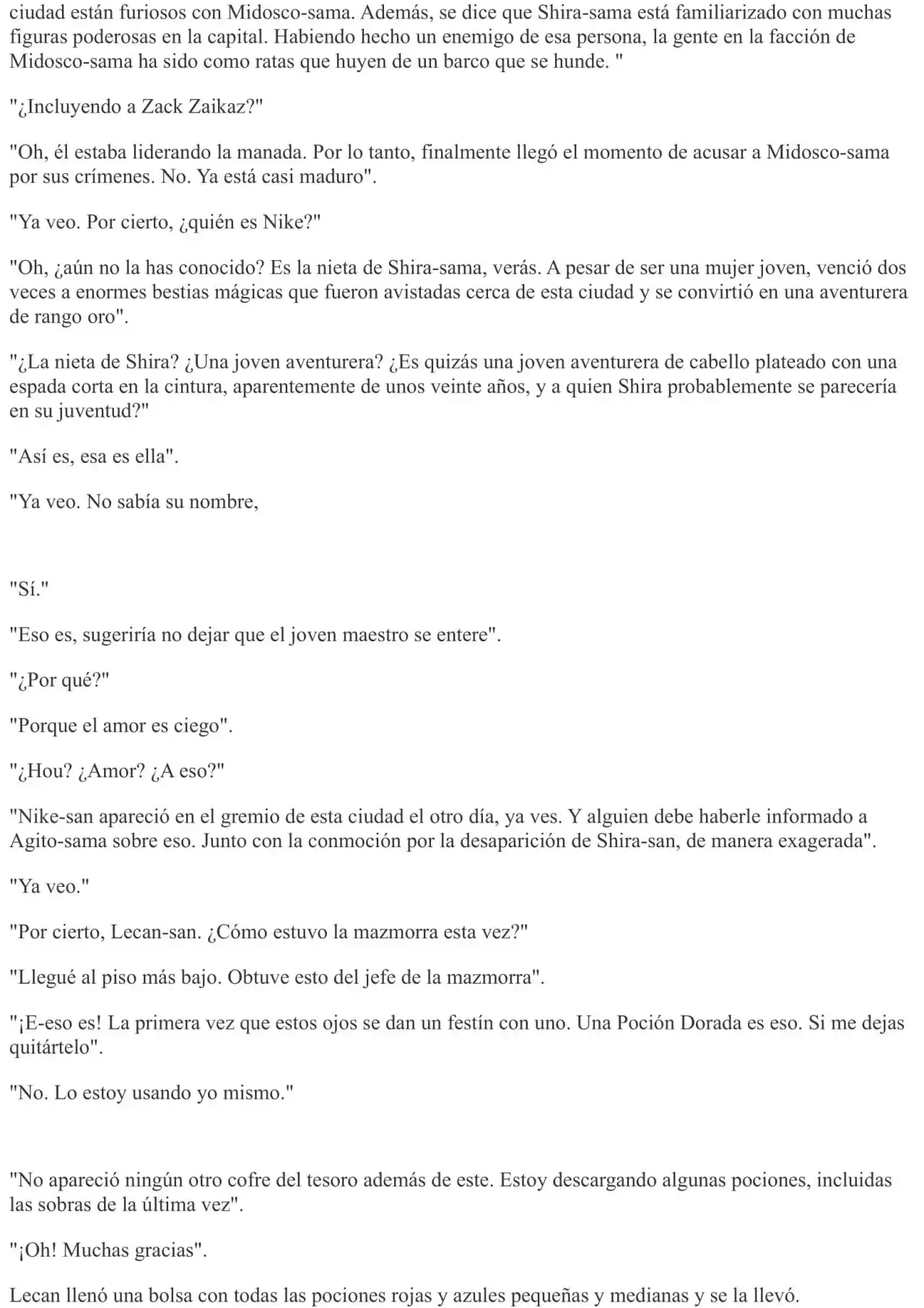 Okami Wa Nemuranai (Novela) - Capítulo 63 - Página 4 - LectorTMOo