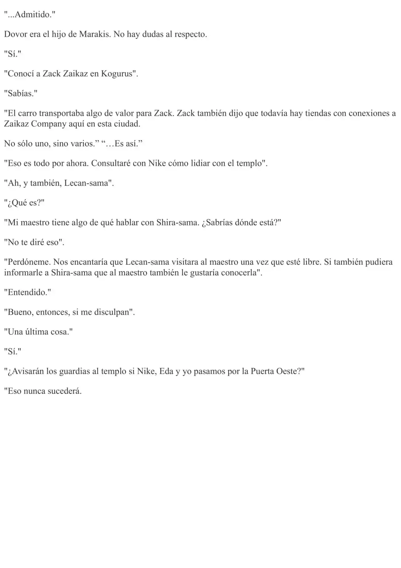 Okami Wa Nemuranai (Novela) - Capítulo 87 - Página 5 - LectorTMOo