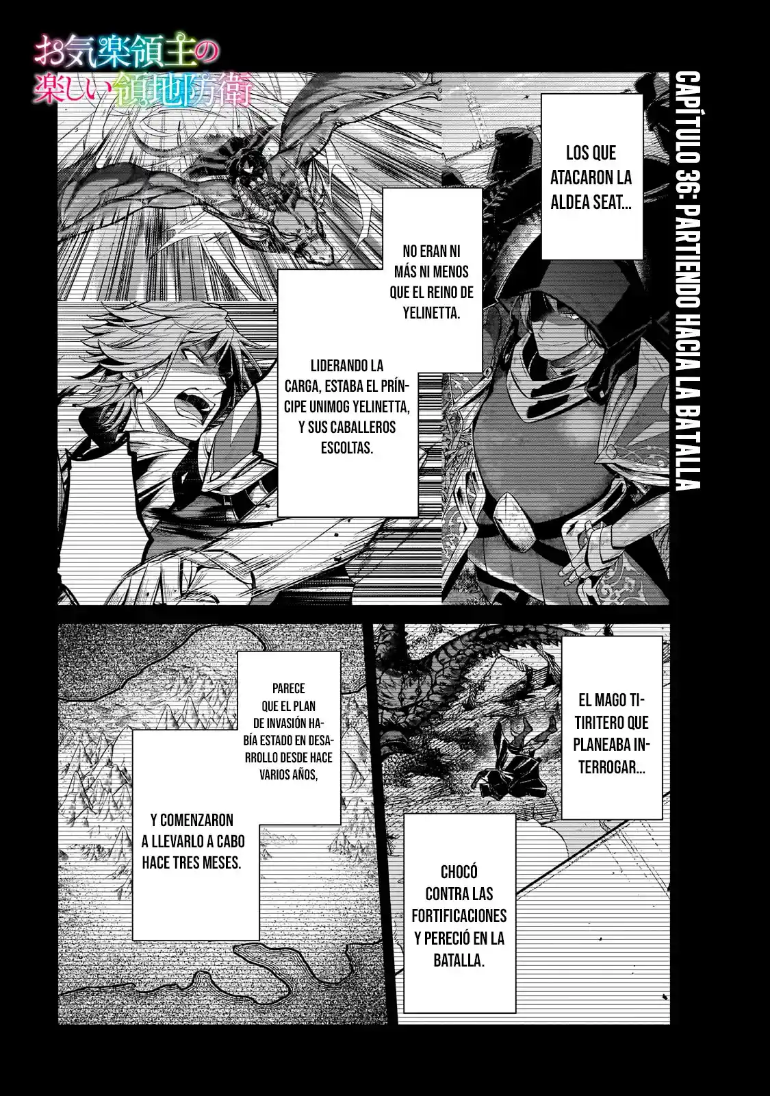 Okiraku Ryoushu No Tanoshii Ryouchi Bouei - Capítulo 36.1 - Página 3 - LectorTMOo