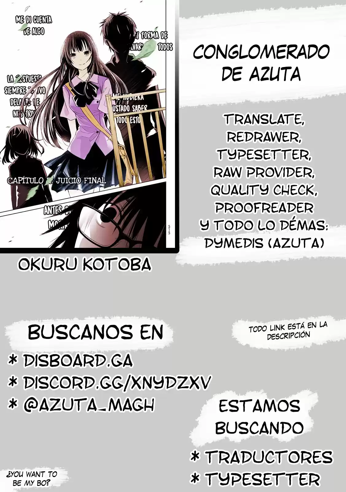 Okuru Kotoba - Capítulo 5 - Página 40 - LectorTMOo