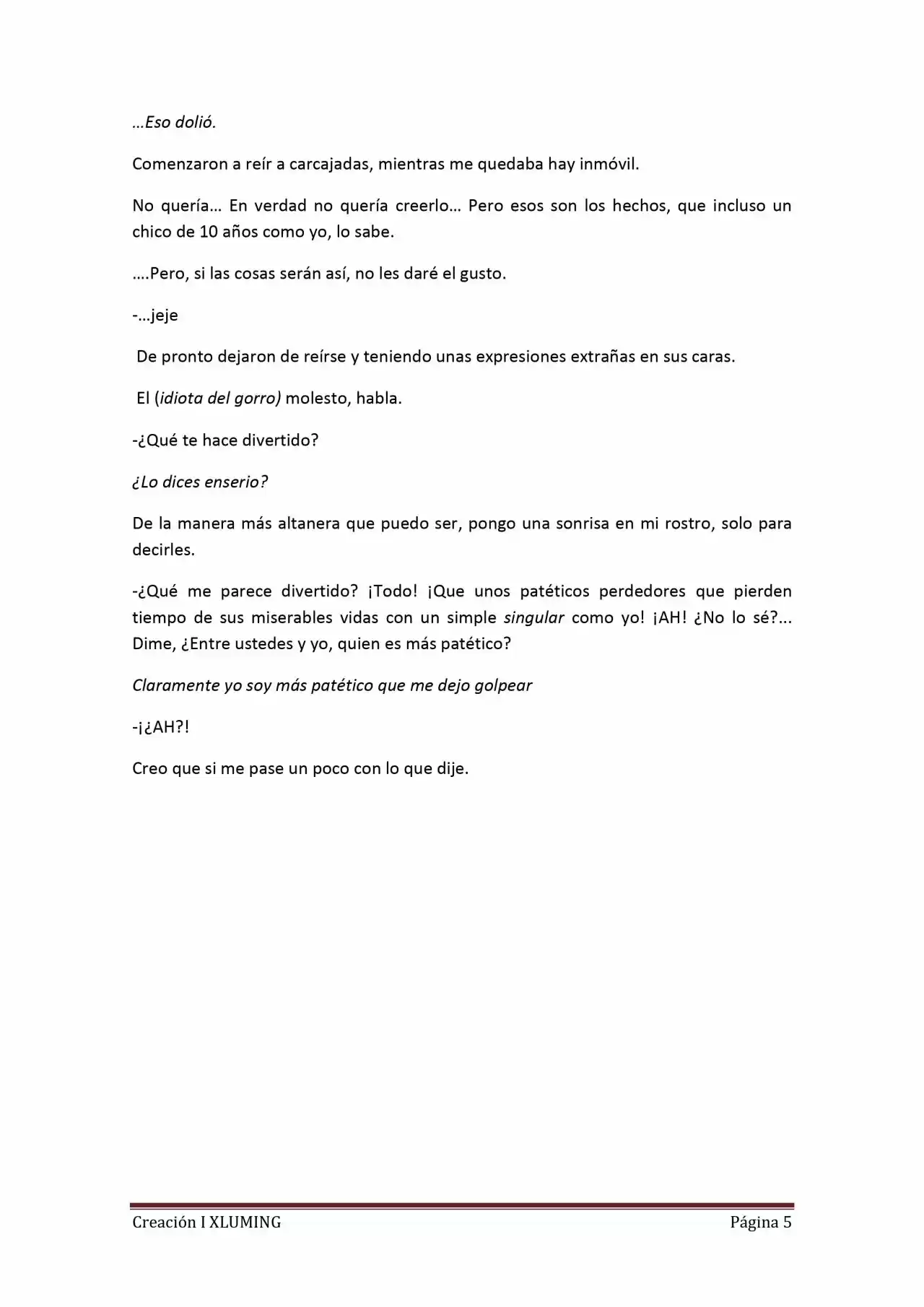 Old Memories (Novela) - Capítulo 1.10 - Página 5 - LectorTMOo