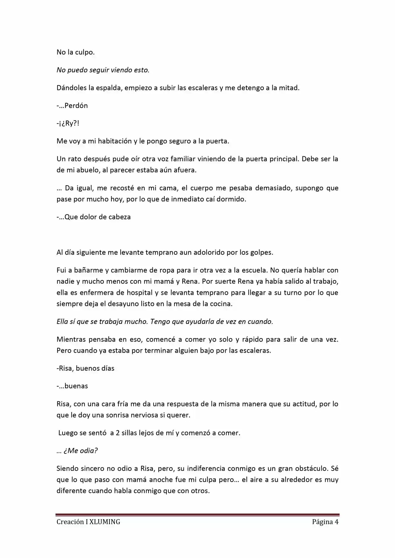 Old Memories (Novela) - Capítulo 1.20 - Página 4 - LectorTMOo