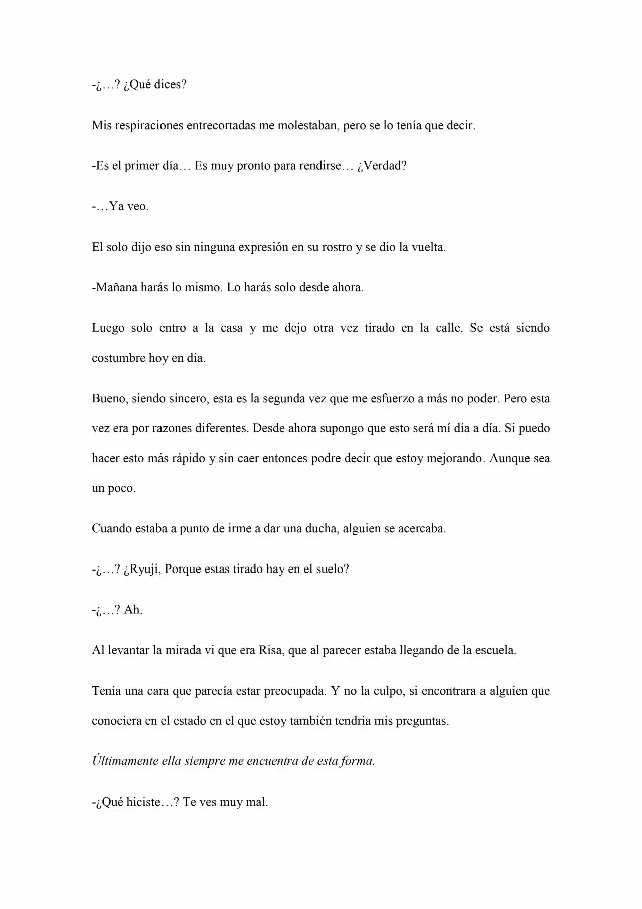 Old Memories (Novela) - Capítulo 12 - Página 8 - LectorTMOo