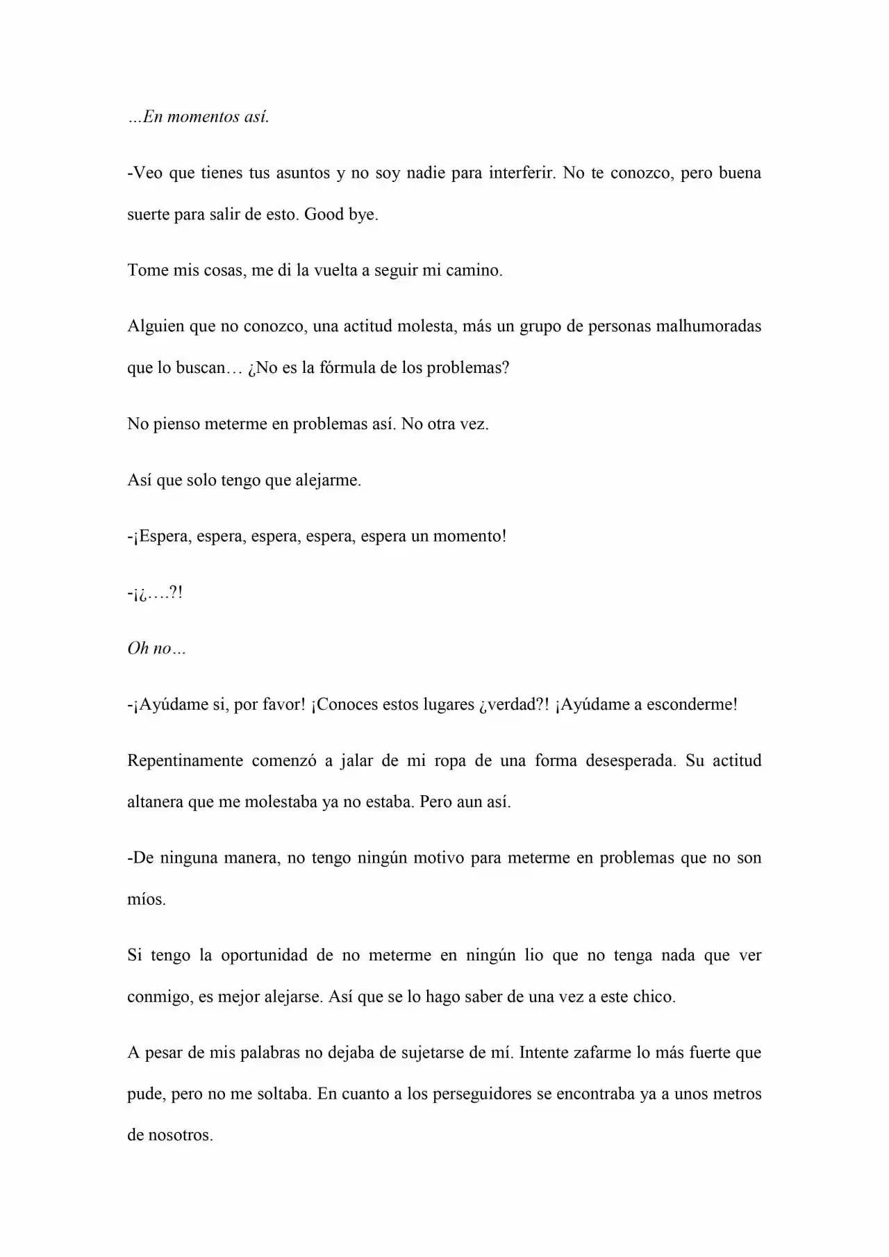 Old Memories (Novela) - Capítulo 13 - Página 8 - LectorTMOo