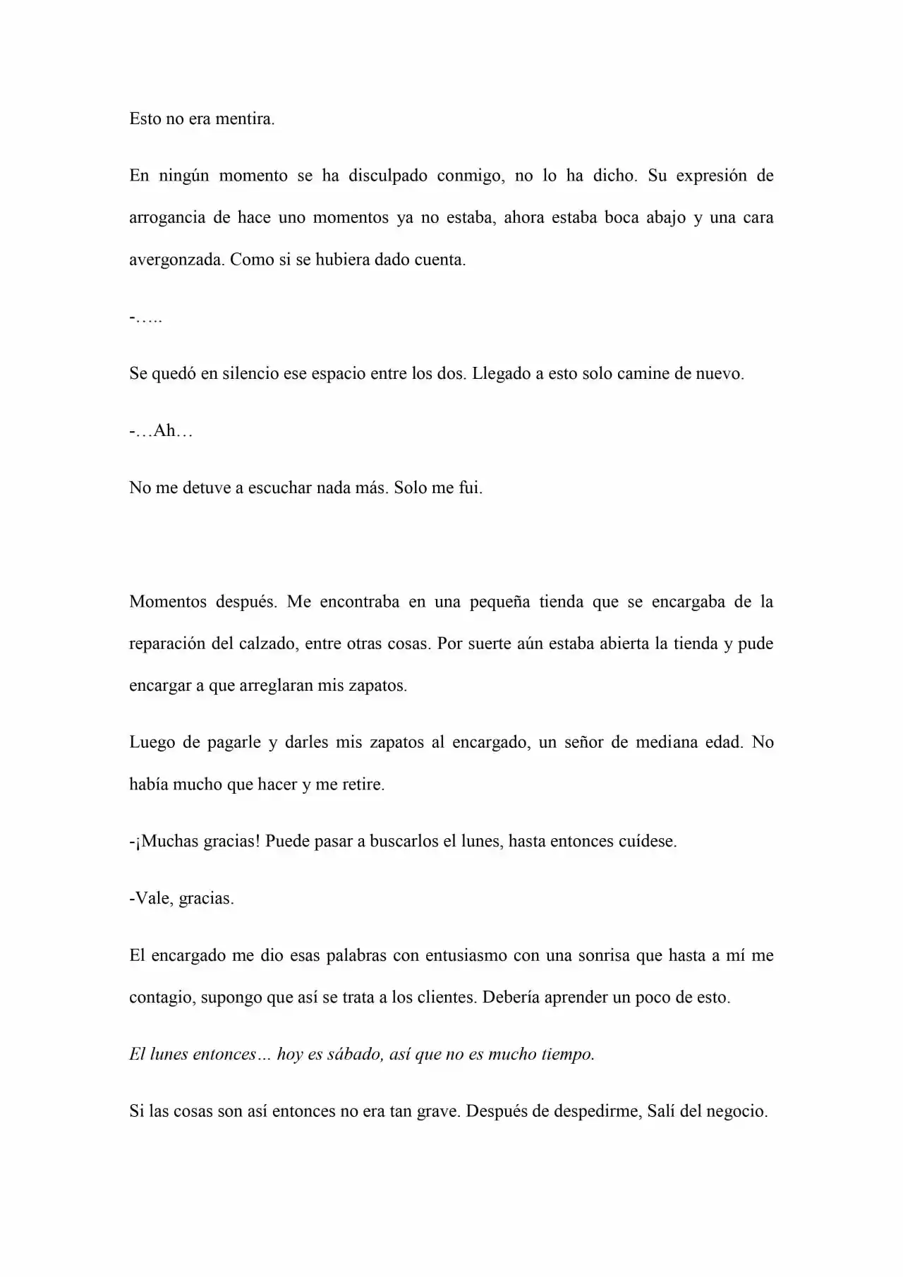 Old Memories (Novela) - Capítulo 14 - Página 8 - LectorTMOo