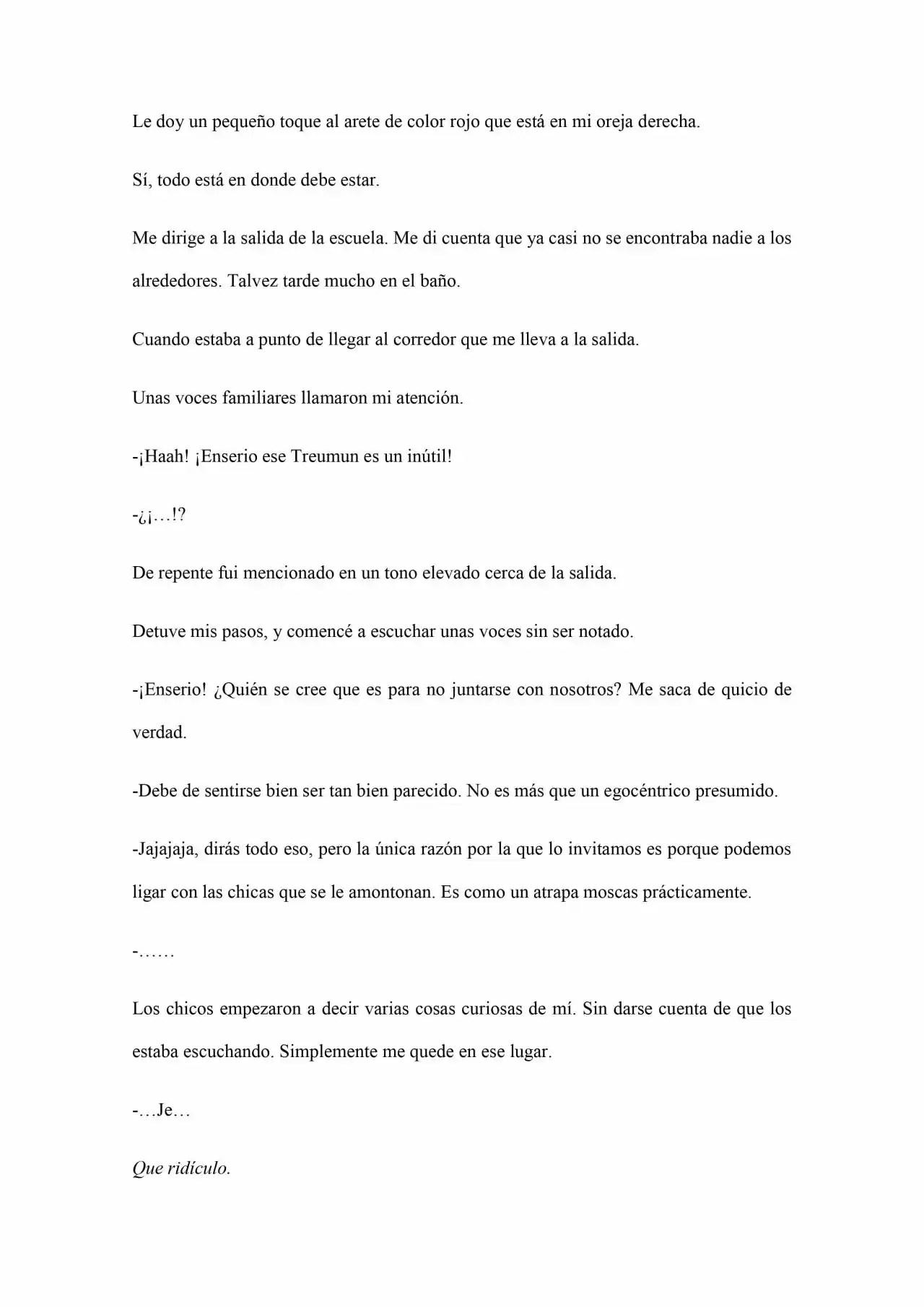 Old Memories (Novela) - Capítulo 20 - Página 8 - LectorTMOo