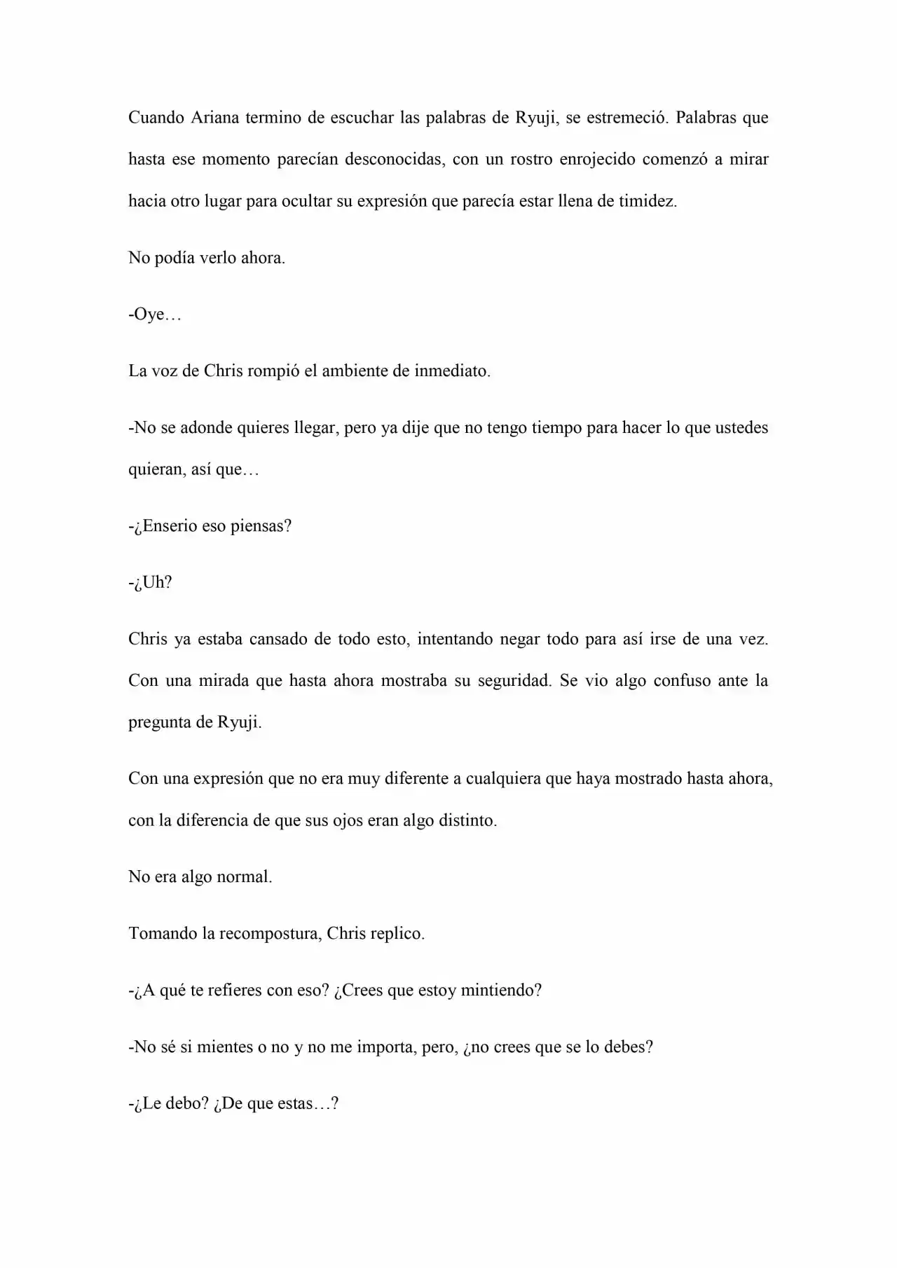 Old Memories (Novela) - Capítulo 23 - Página 6 - LectorTMOo