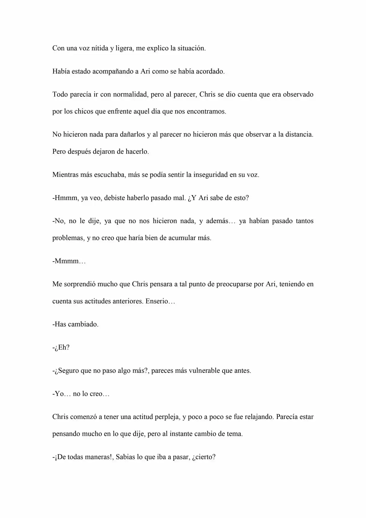 Old Memories (Novela) - Capítulo 26 - Página 7 - LectorTMOo
