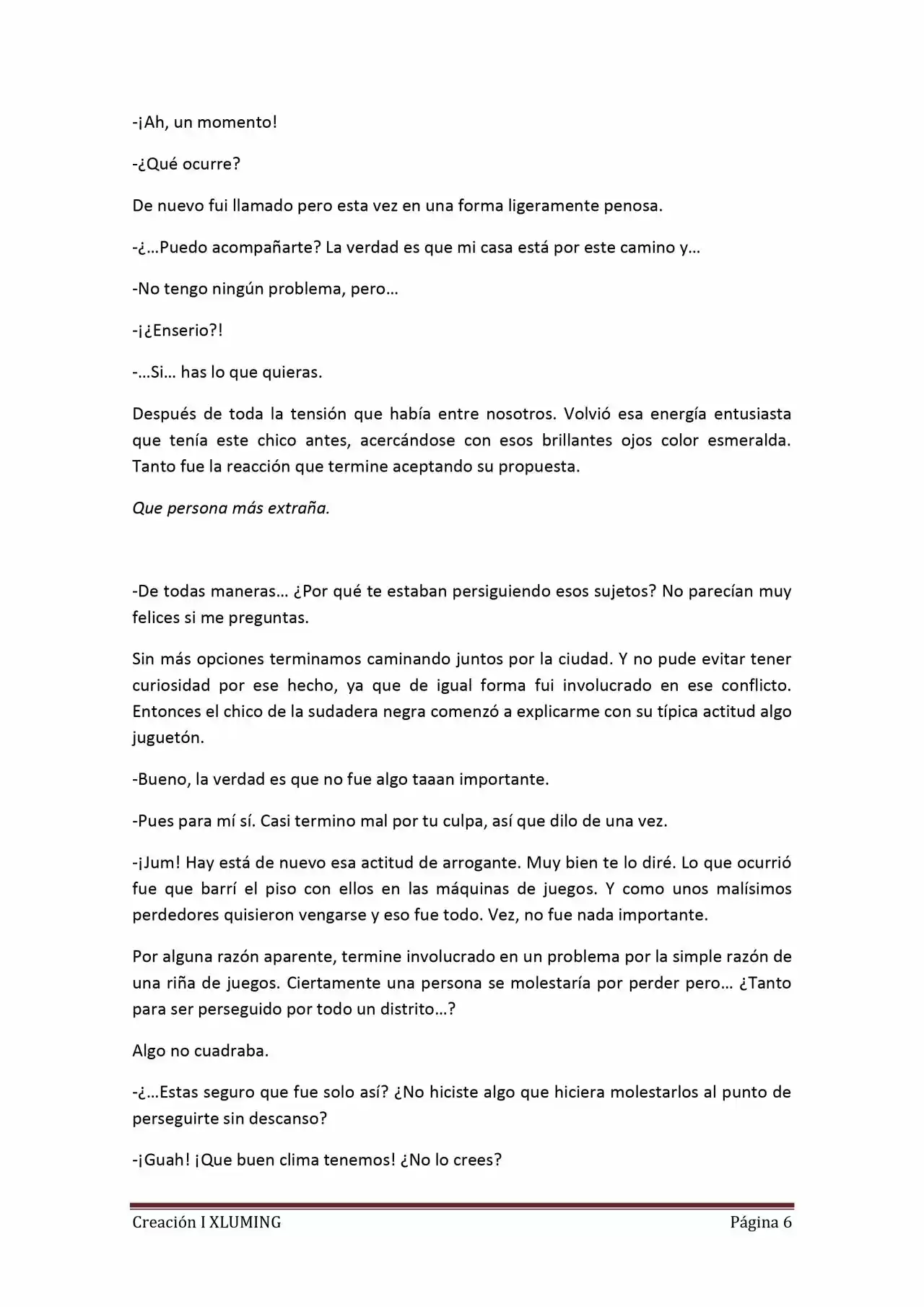 Old Memories (Novela) - Capítulo 3.20 - Página 6 - LectorTMOo