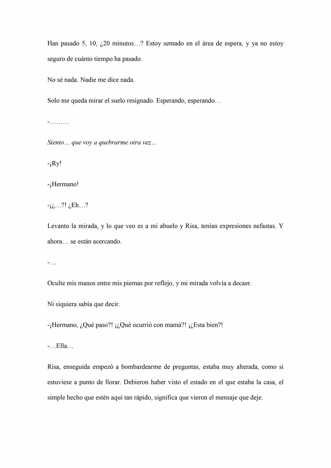 Old Memories (Novela) - Capítulo 35 - Página 7 - LectorTMOo