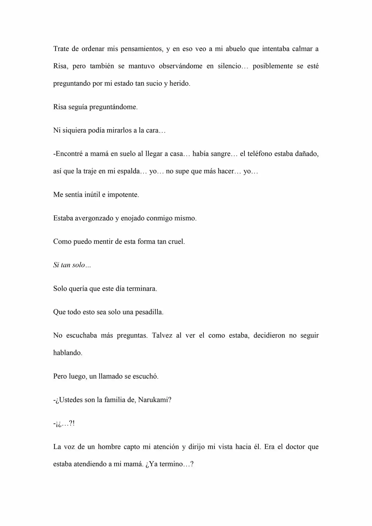 Old Memories (Novela) - Capítulo 35 - Página 8 - LectorTMOo
