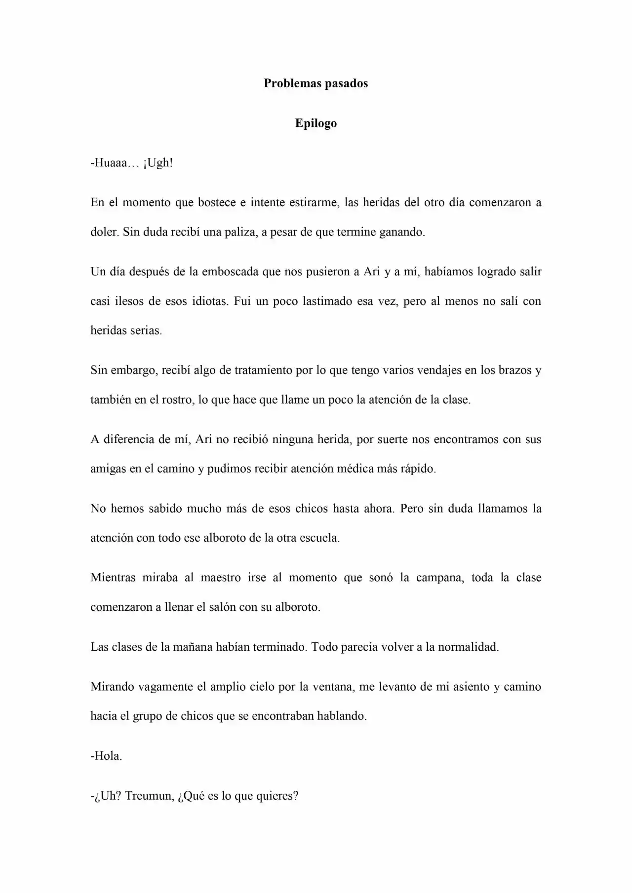 Old Memories (Novela) - Capítulo 38 - Página 3 - LectorTMOo