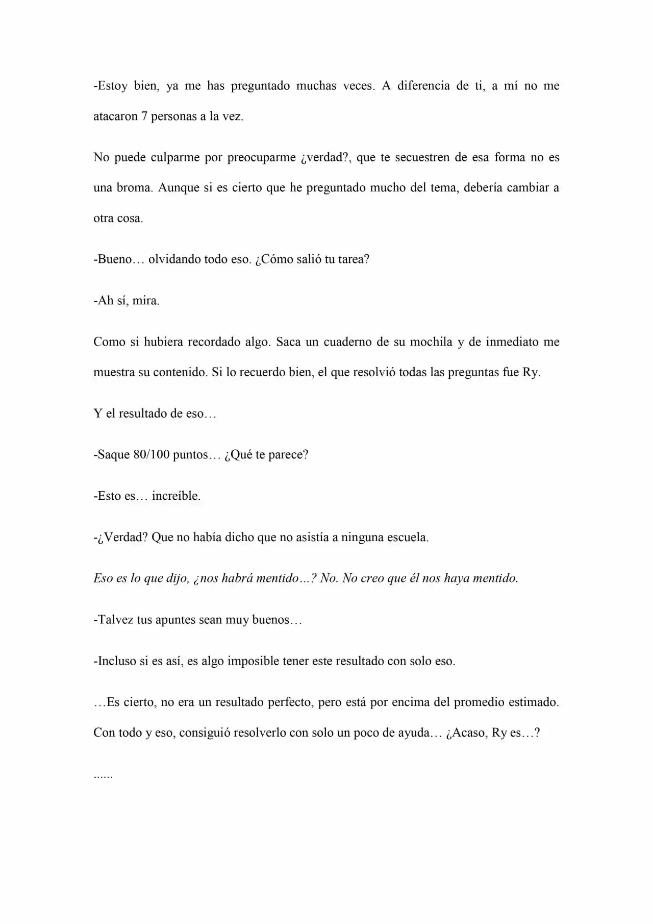 Old Memories (Novela) - Capítulo 38 - Página 7 - LectorTMOo