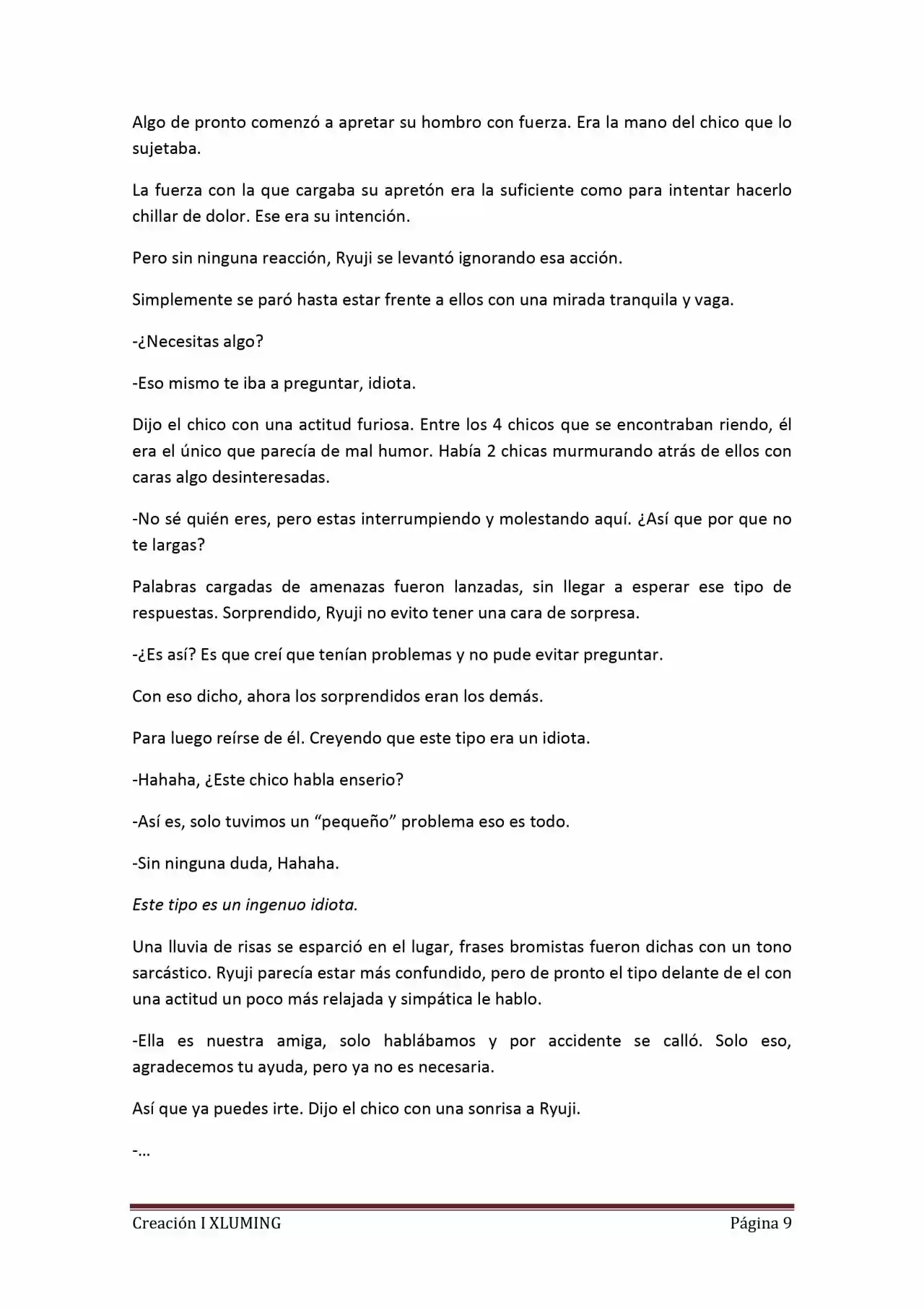 Old Memories (Novela) - Capítulo 4 - Página 9 - LectorTMOo