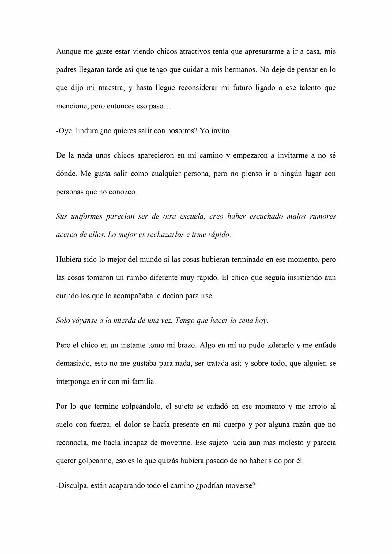 Old Memories (Novela) - Capítulo 82 - Página 8 - LectorTMOo