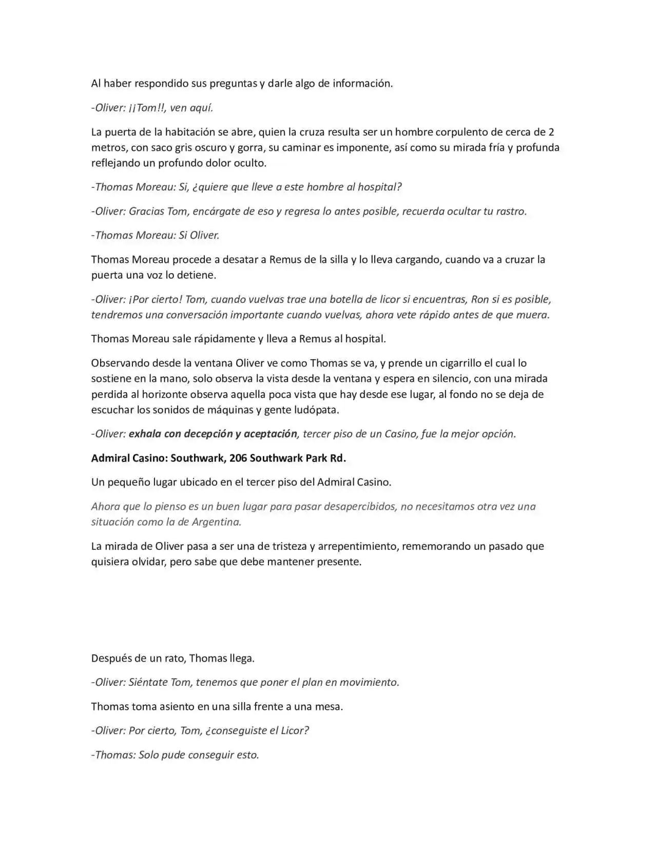 Oliver Baldwin London: Sombras En La Noche (Novela) - Capítulo 2 - Página 4 - LectorTMOo