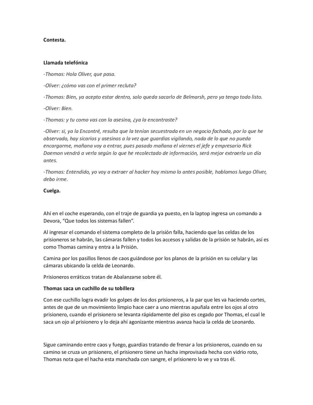 Oliver Baldwin London: Sombras En La Noche (Novela) - Capítulo 3 - Página 5 - LectorTMOo