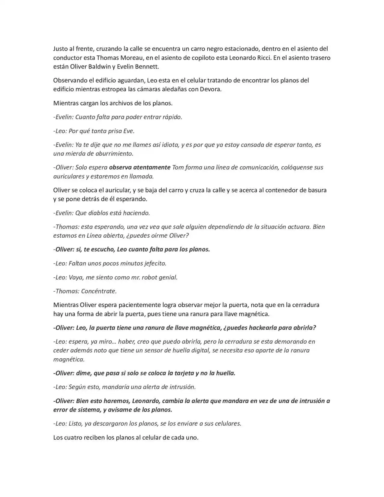 Oliver Baldwin London: Sombras En La Noche (Novela) - Capítulo 7 - Página 2 - LectorTMOo