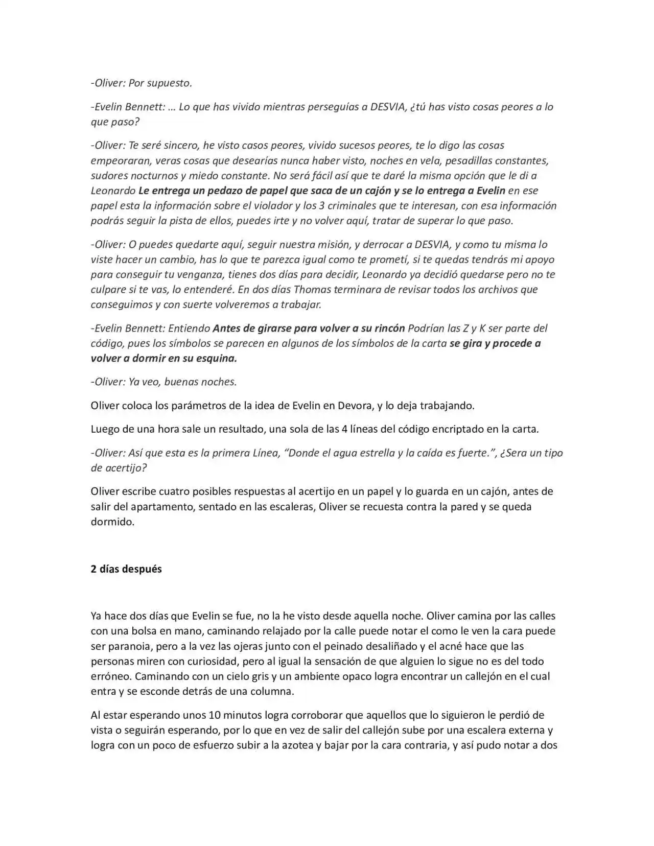 Oliver Baldwin London: Sombras En La Noche (Novela) - Capítulo 8 - Página 2 - LectorTMOo