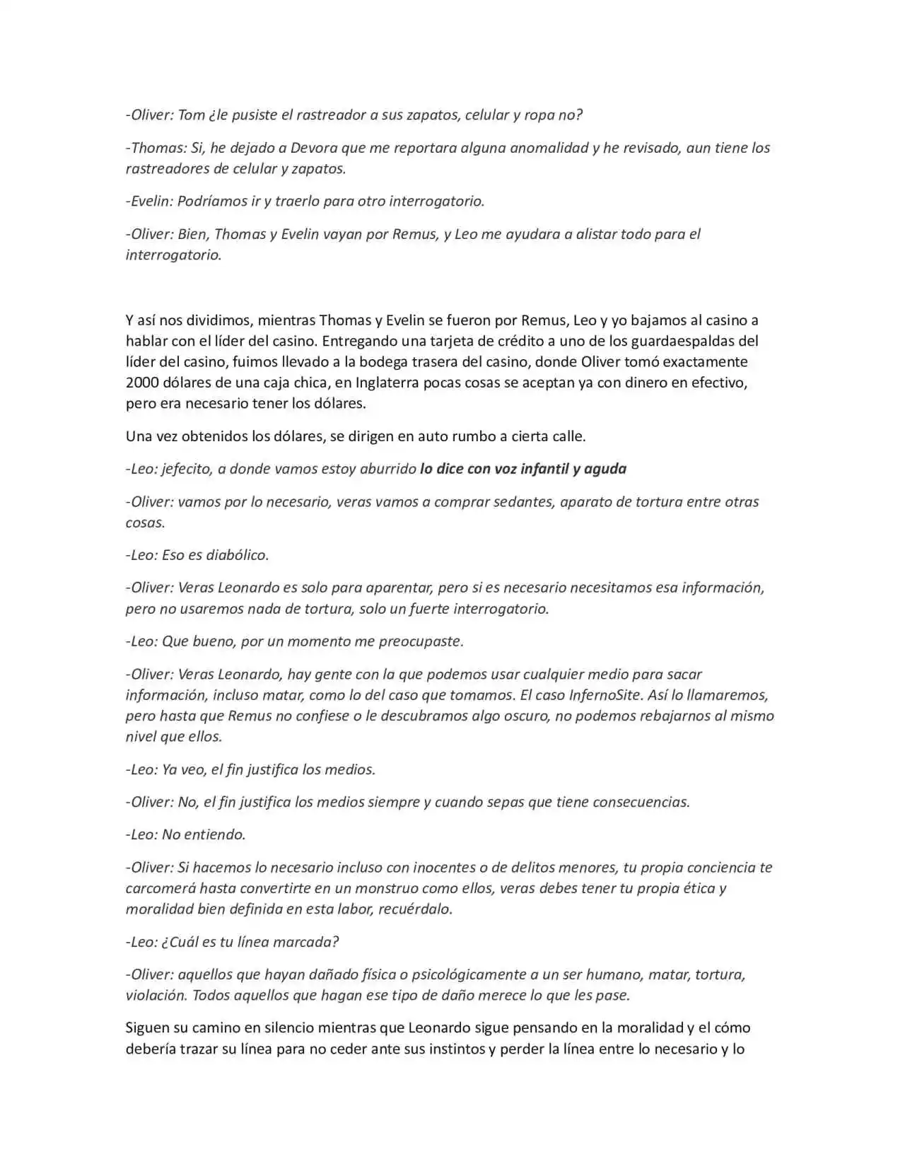 Oliver Baldwin London: Sombras En La Noche (Novela) - Capítulo 8 - Página 4 - LectorTMOo