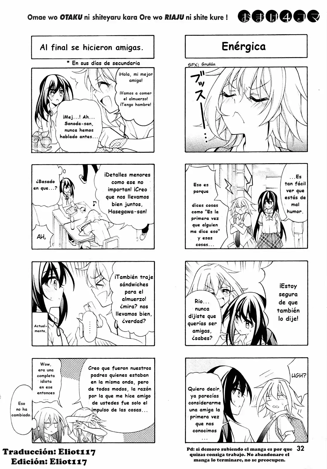 Omae O Otaku Ni Shiteyaru Kara, Ore O Riajuu Ni Shitekure! - Capítulo 26 - Página 27 - LectorTMOo