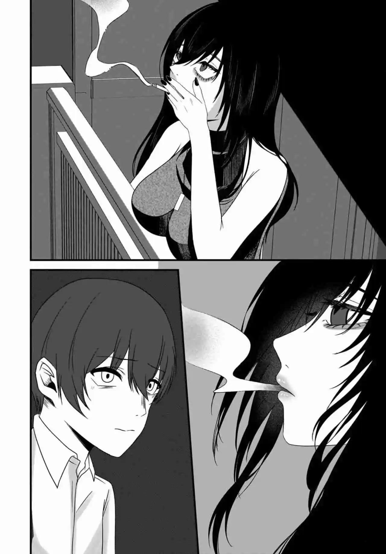 OMOI TABACO WO SUTTERU FUKENKOUSOU NA TOSHIUE BIJIN TO DORODORO NO KANKEI NI NATTEITA HANASHI capítulo 1 página 24