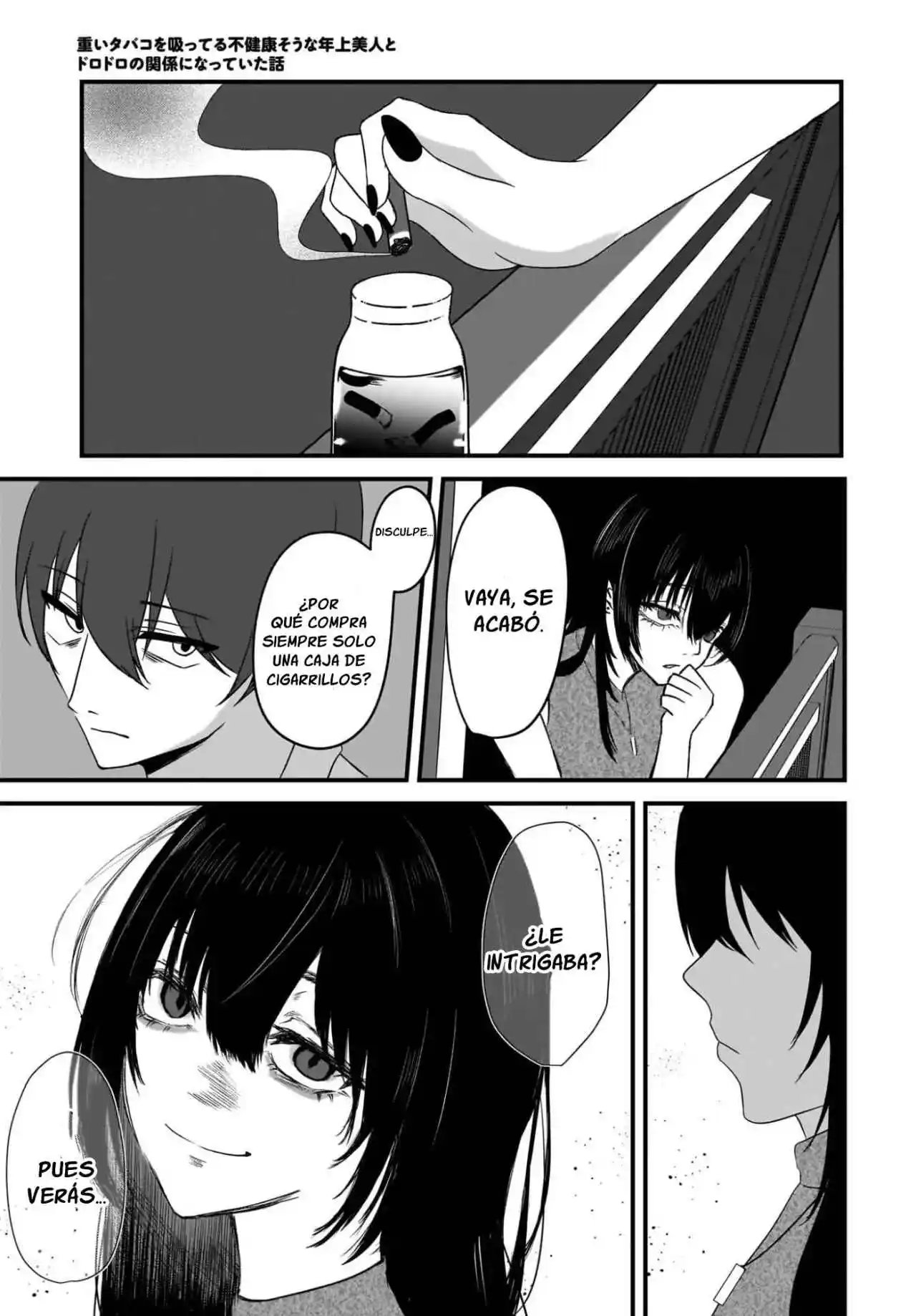 OMOI TABACO WO SUTTERU FUKENKOUSOU NA TOSHIUE BIJIN TO DORODORO NO KANKEI NI NATTEITA HANASHI capítulo 1 página 25